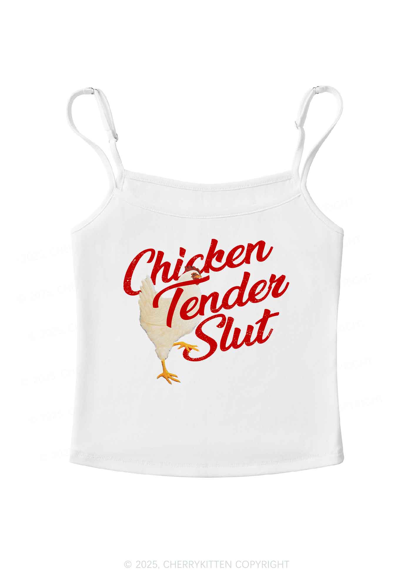 Chicken Tender Slxt Y2K Spaghetti Strap Cami Cherrykitten - Image 3