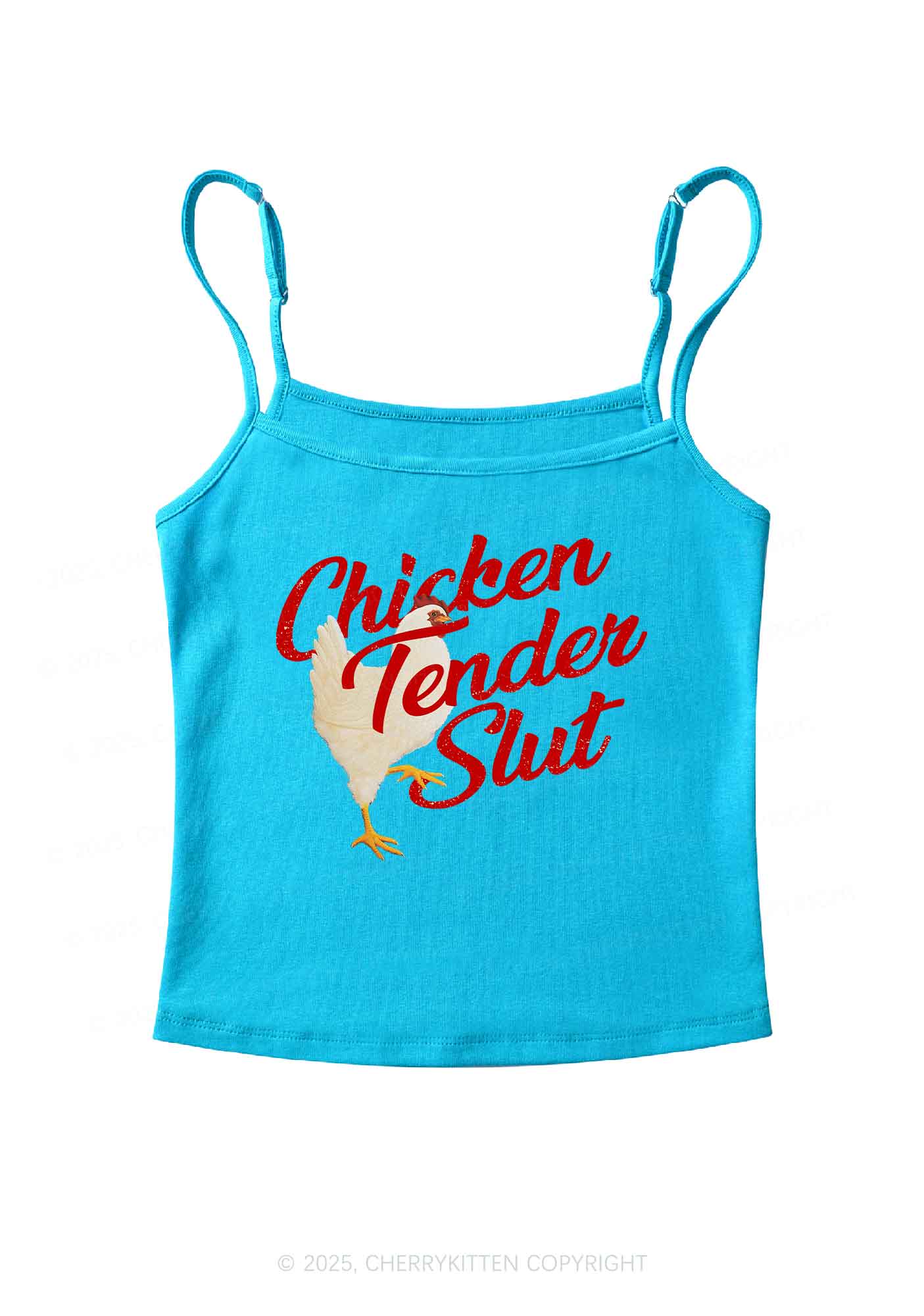 Chicken Tender Slxt Y2K Spaghetti Strap Cami Cherrykitten - Image 5