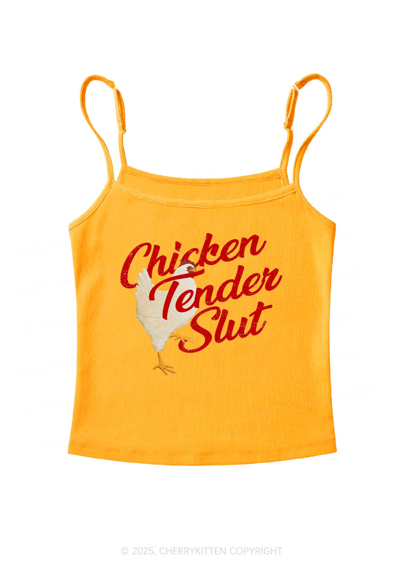 Chicken Tender Slxt Y2K Spaghetti Strap Cami Cherrykitten - Image 6
