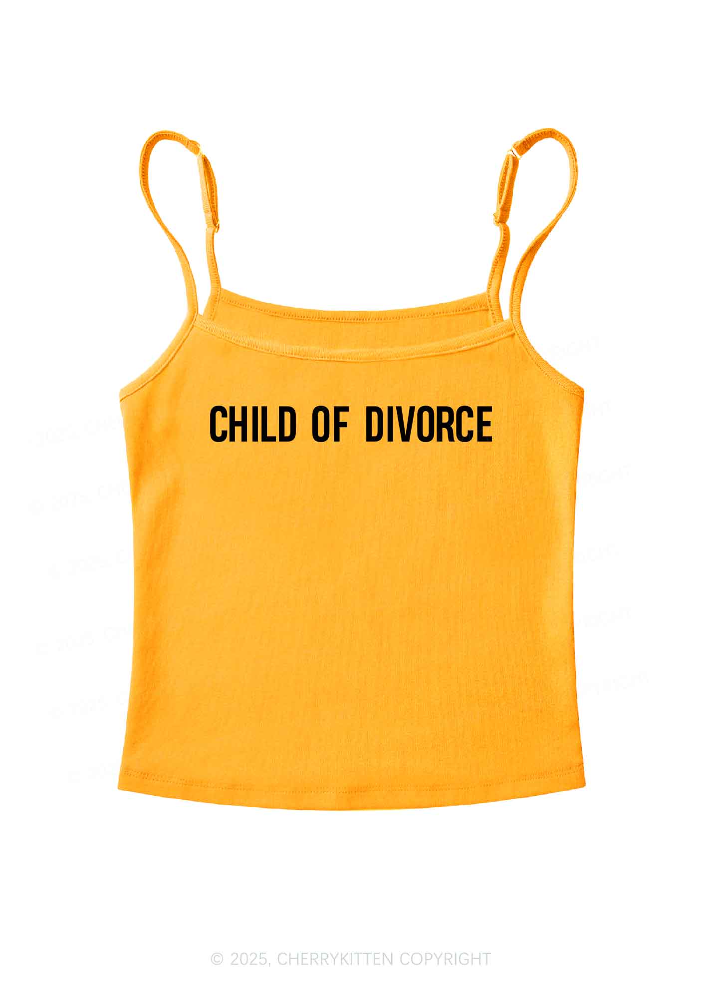 Child Of Divorce Y2K Spaghetti Strap Cami Cherrykitten - Image 7