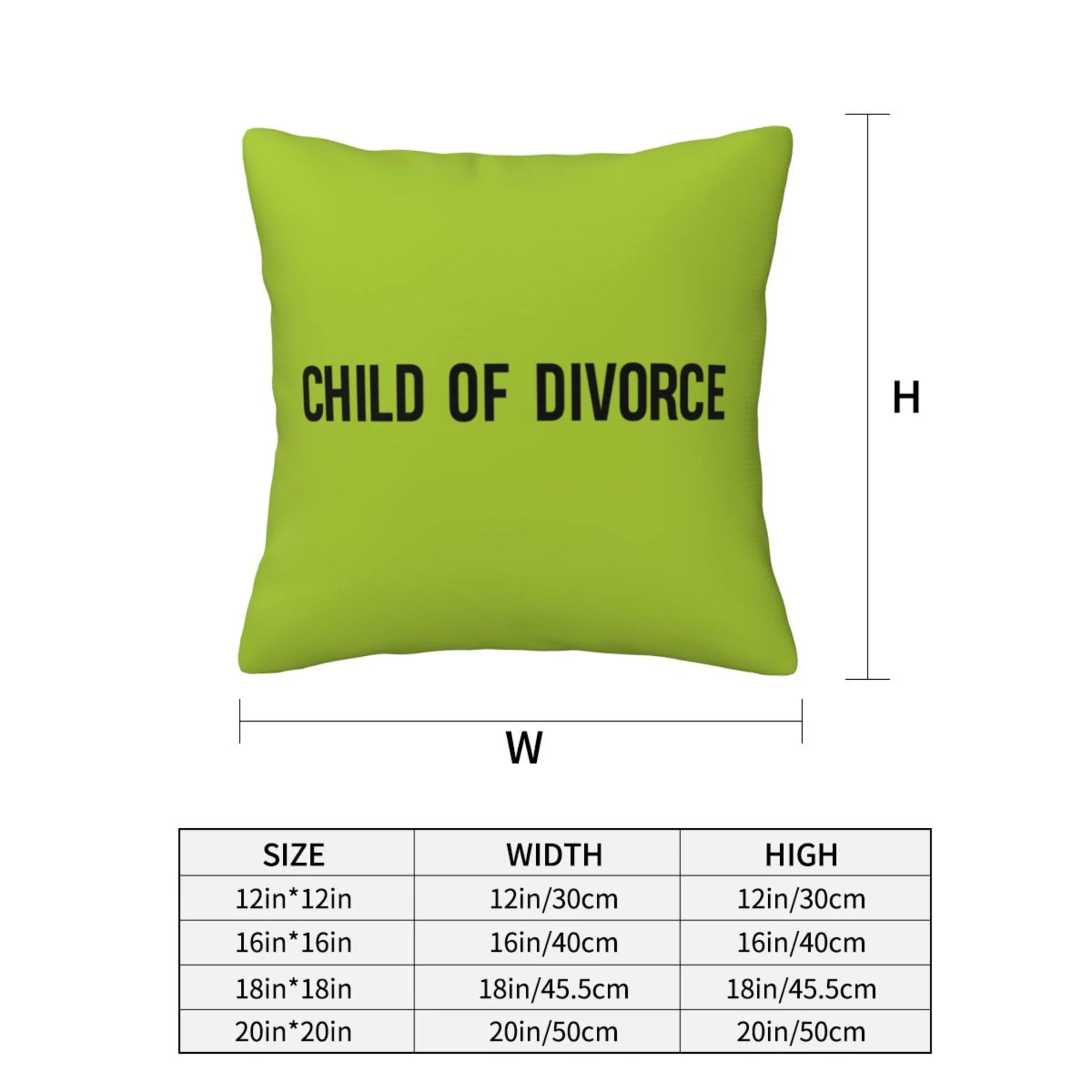 Child Of Divorce Y2K Throw Pillow Cover Cherrykitten - Image 3