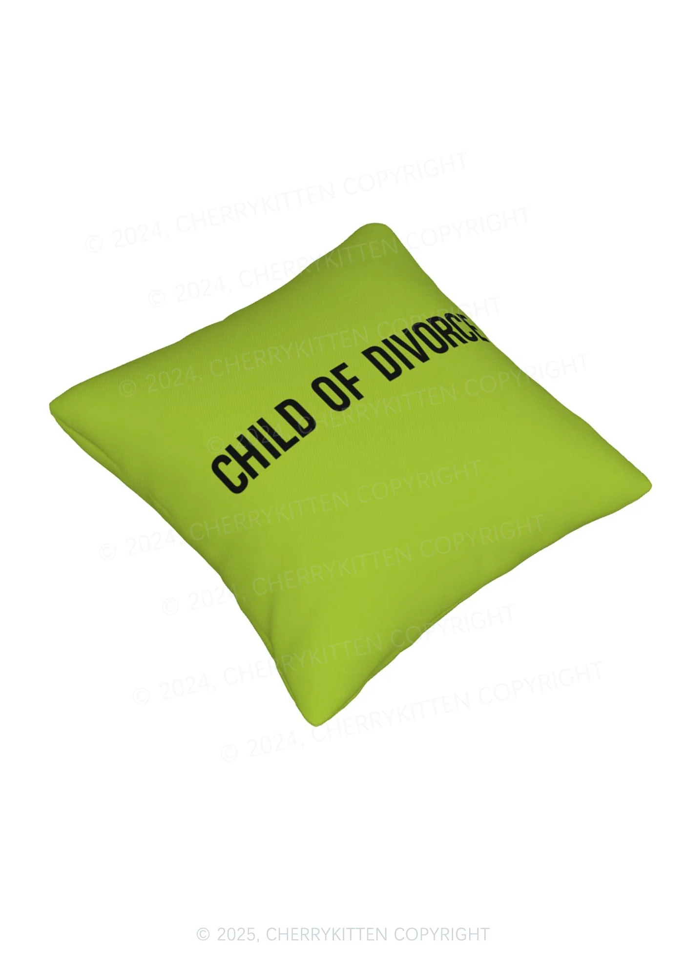 Child Of Divorce Y2K Throw Pillow Cover Cherrykitten - Image 7