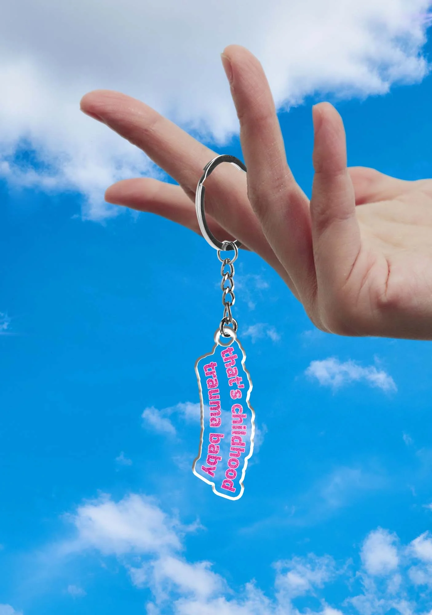 Childhood Trauma 1Pc Y2K Keychain Cherrykitten - Image 2