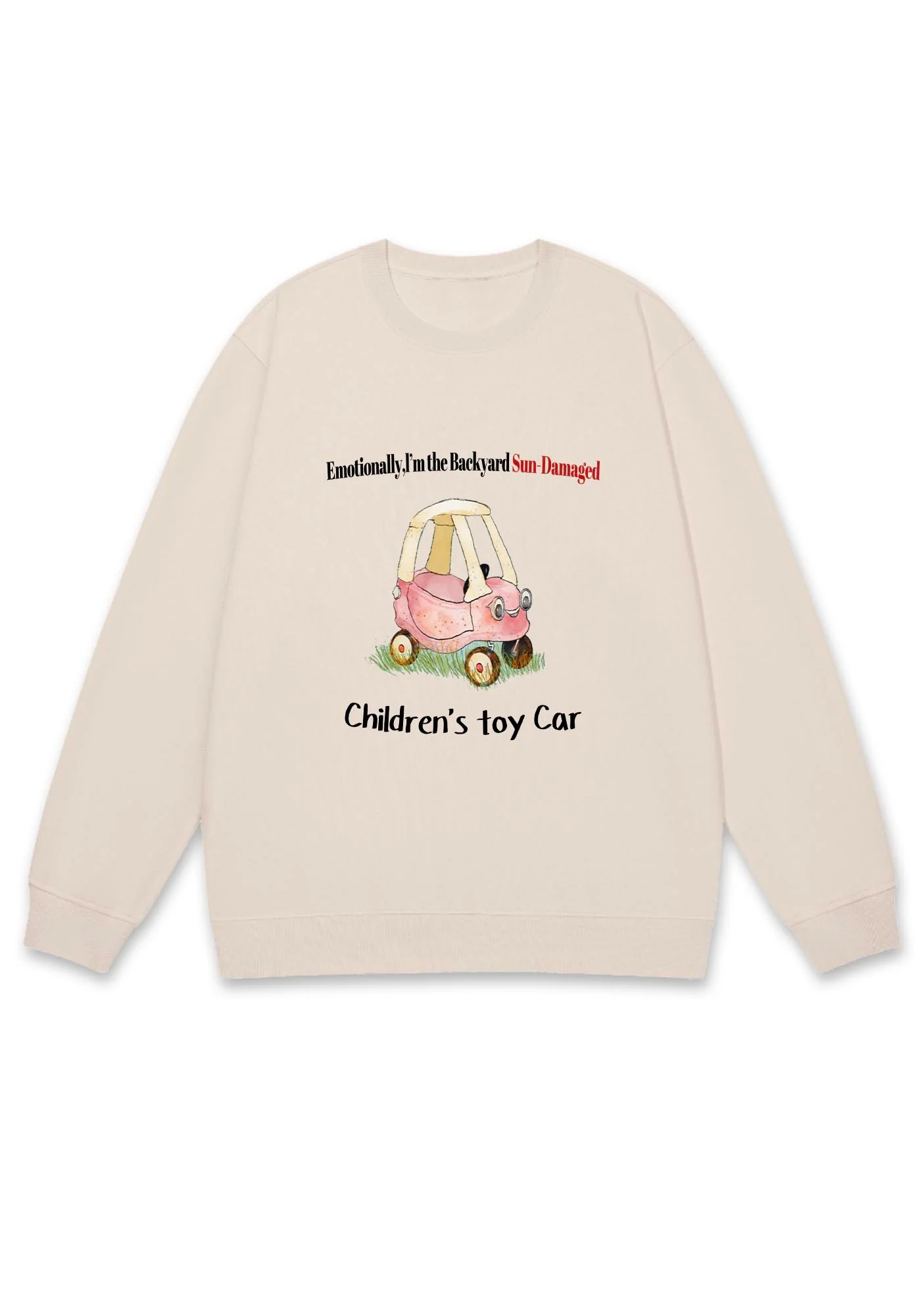 Children's Toy Car Y2K Sweatshirt - Image 5