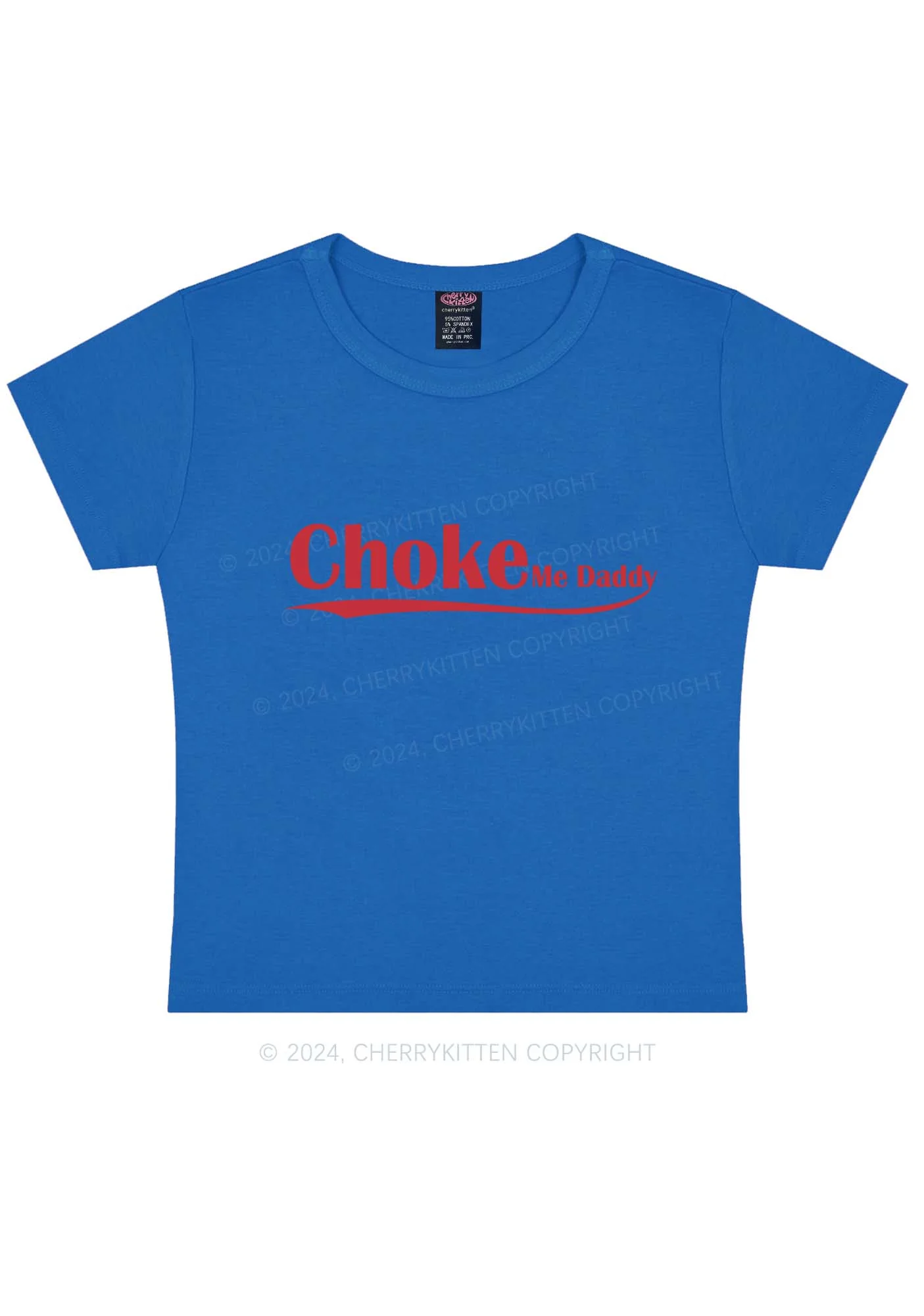 Choke Me Daddy Y2K Baby Tee Cherrykitten - Image 10