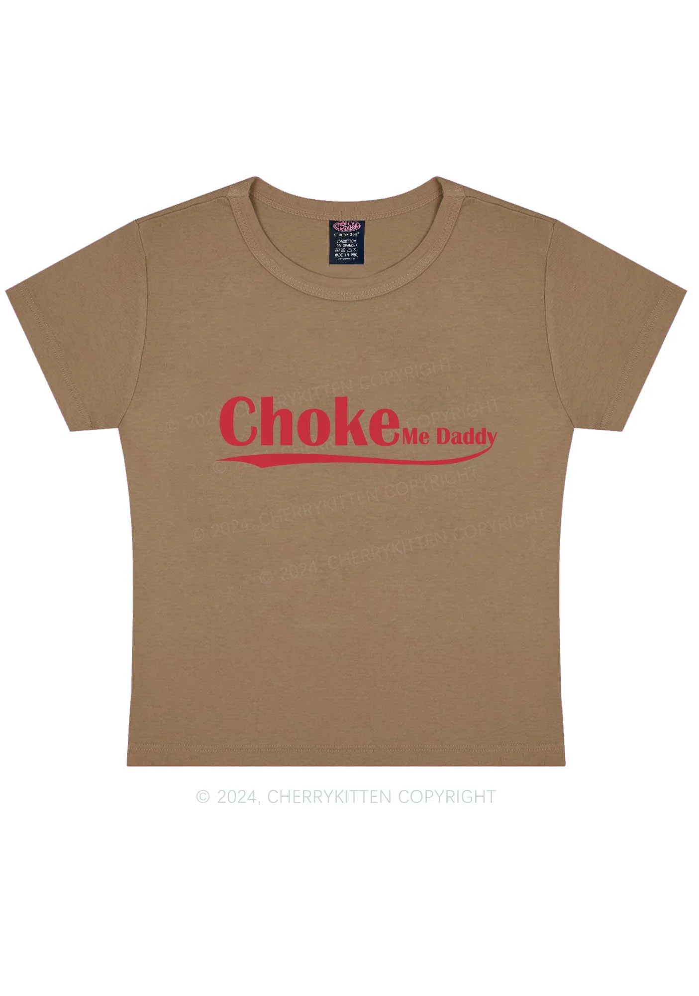 Choke Me Daddy Y2K Baby Tee Cherrykitten - Image 11
