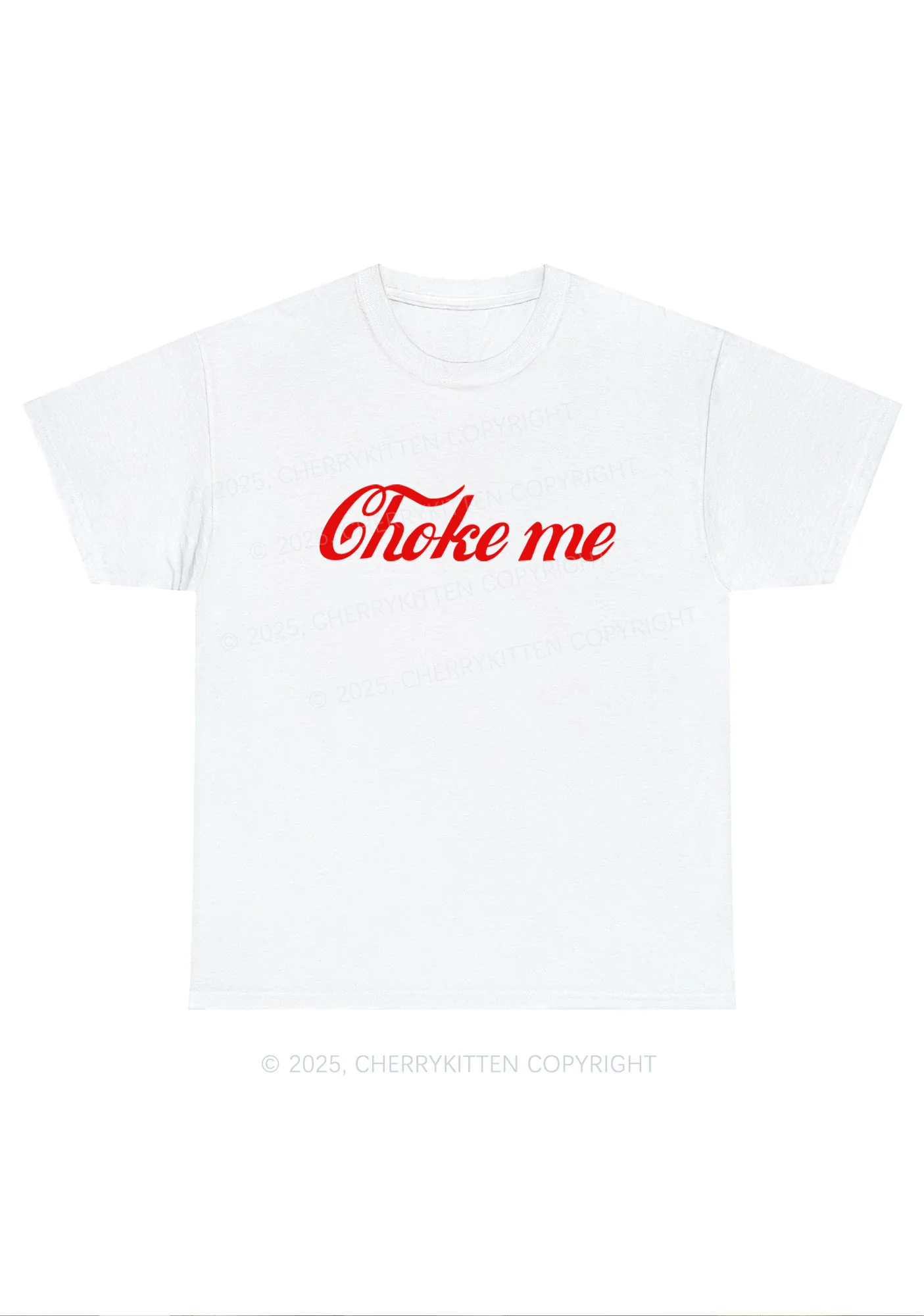 Choke Me Y2K Chunky Shirt Cherrykitten - Image 3