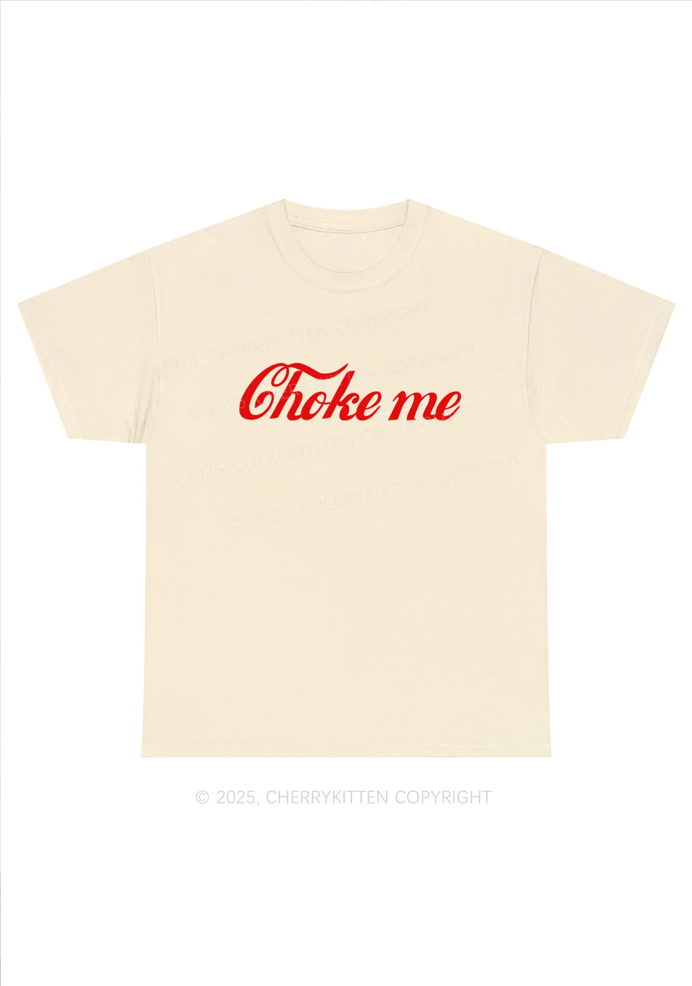 Choke Me Y2K Chunky Shirt Cherrykitten - Image 4