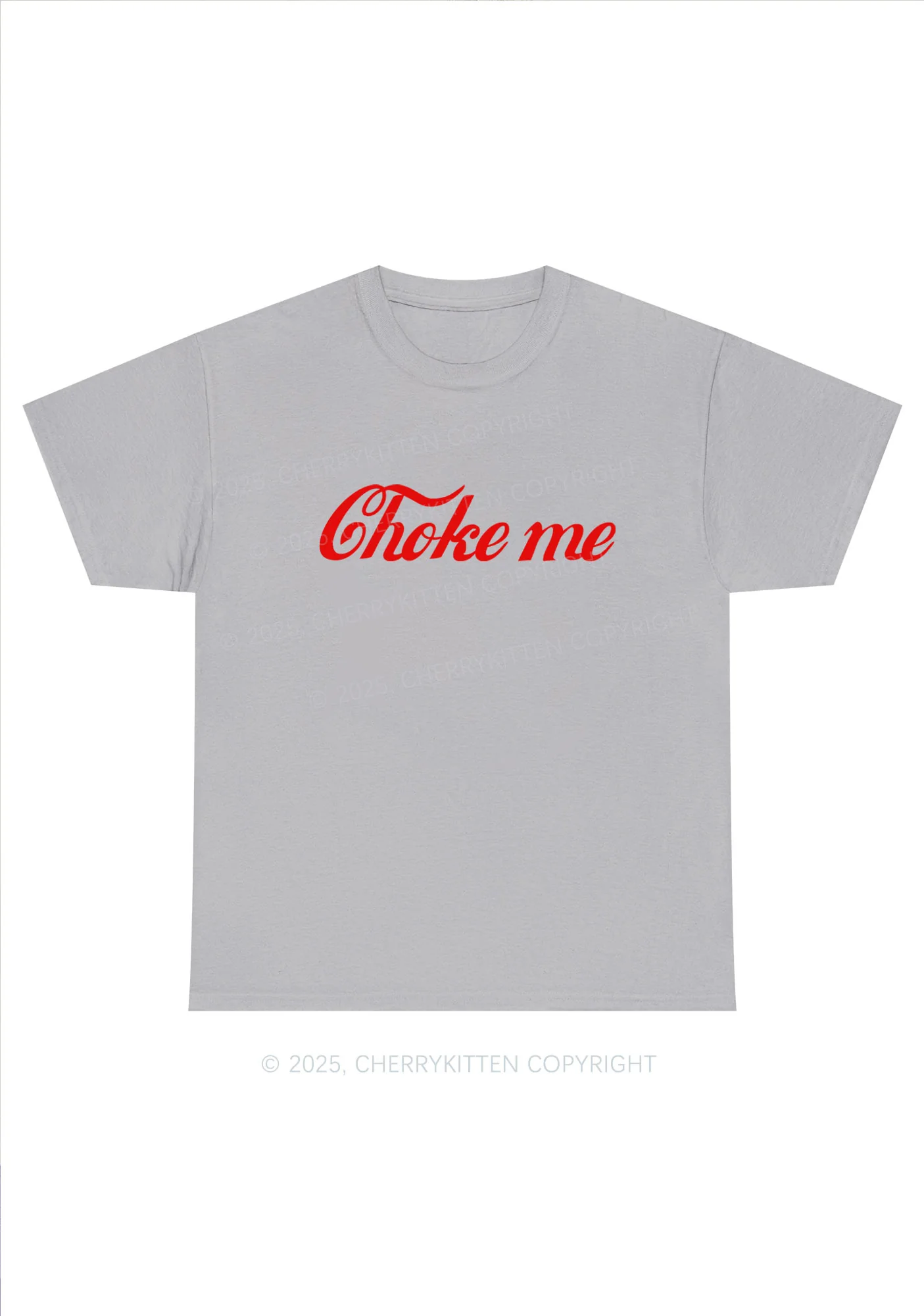 Choke Me Y2K Chunky Shirt Cherrykitten - Image 7