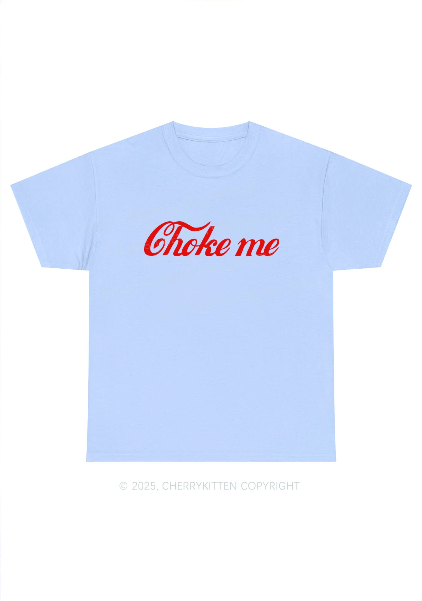 Choke Me Y2K Chunky Shirt Cherrykitten - Image 8