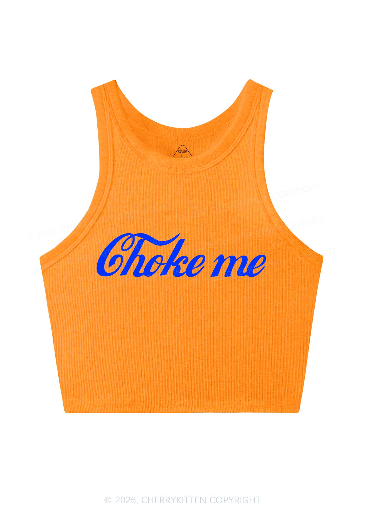 Choke Me Y2K Crop Tank Top Cherrykitten - Image 8