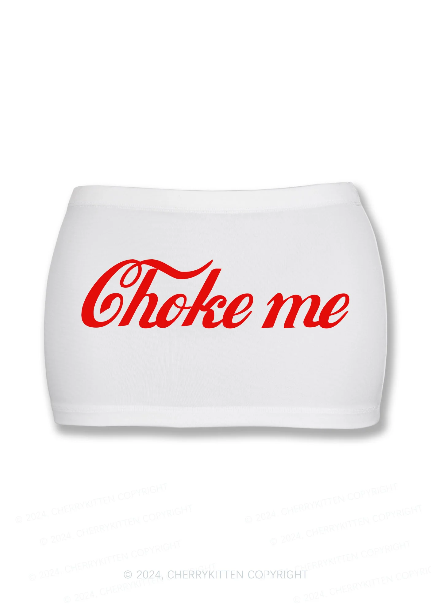 Choke Me Y2K Mini Hip Skirt Cherrykitten - Image 2