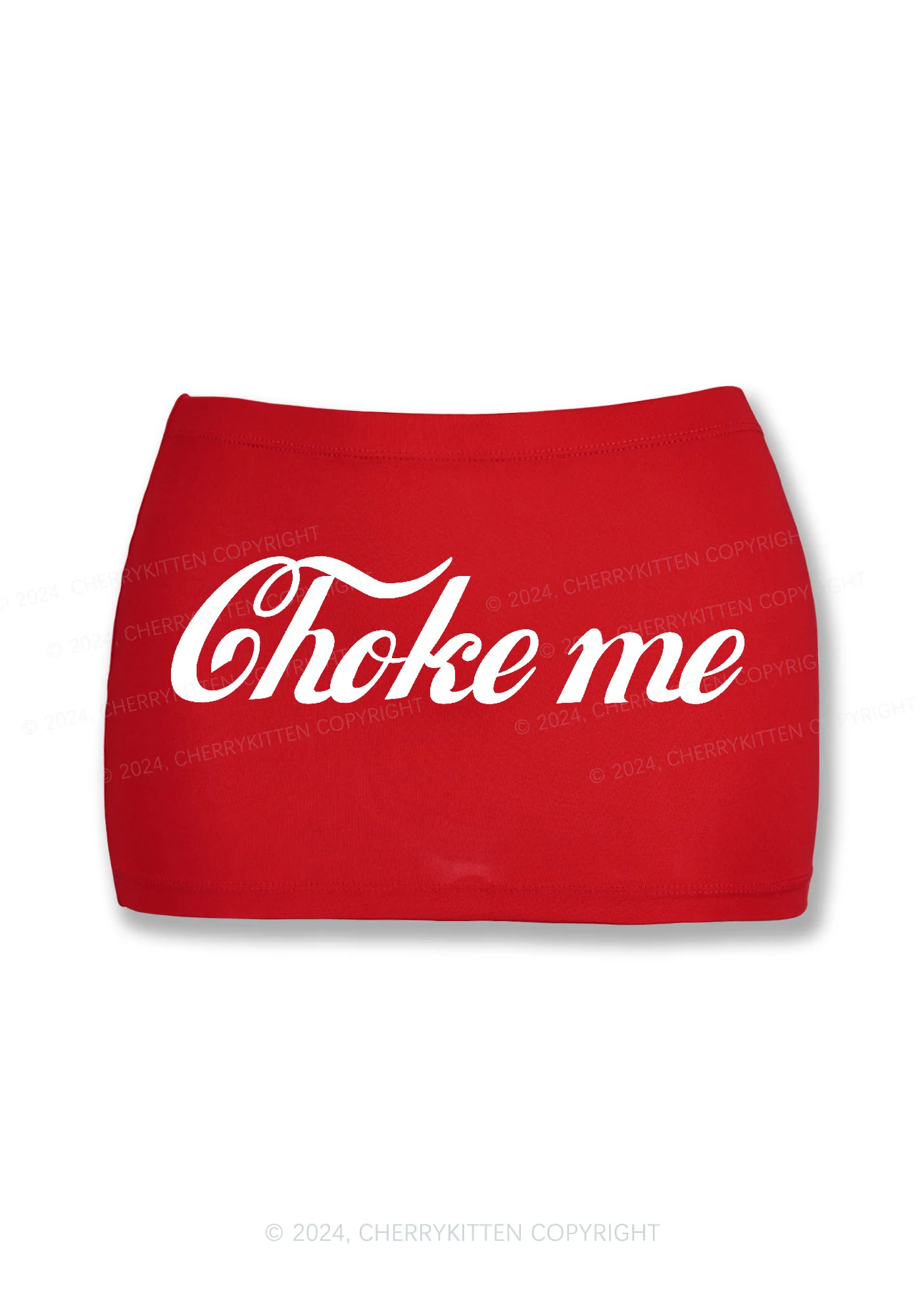 Choke Me Y2K Mini Hip Skirt Cherrykitten - Image 3