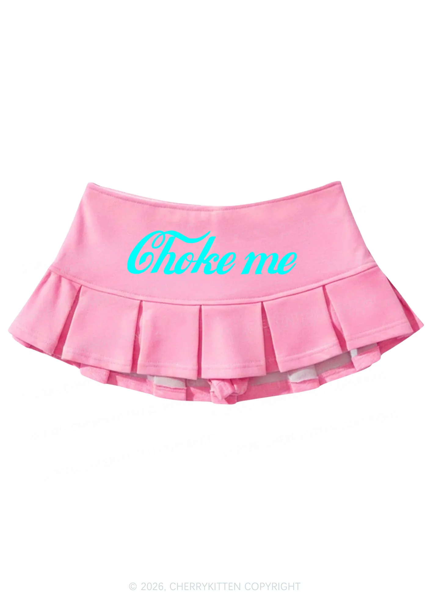 Choke Me Y2K Mini Pleated Skirts Cherrykitten - Image 4