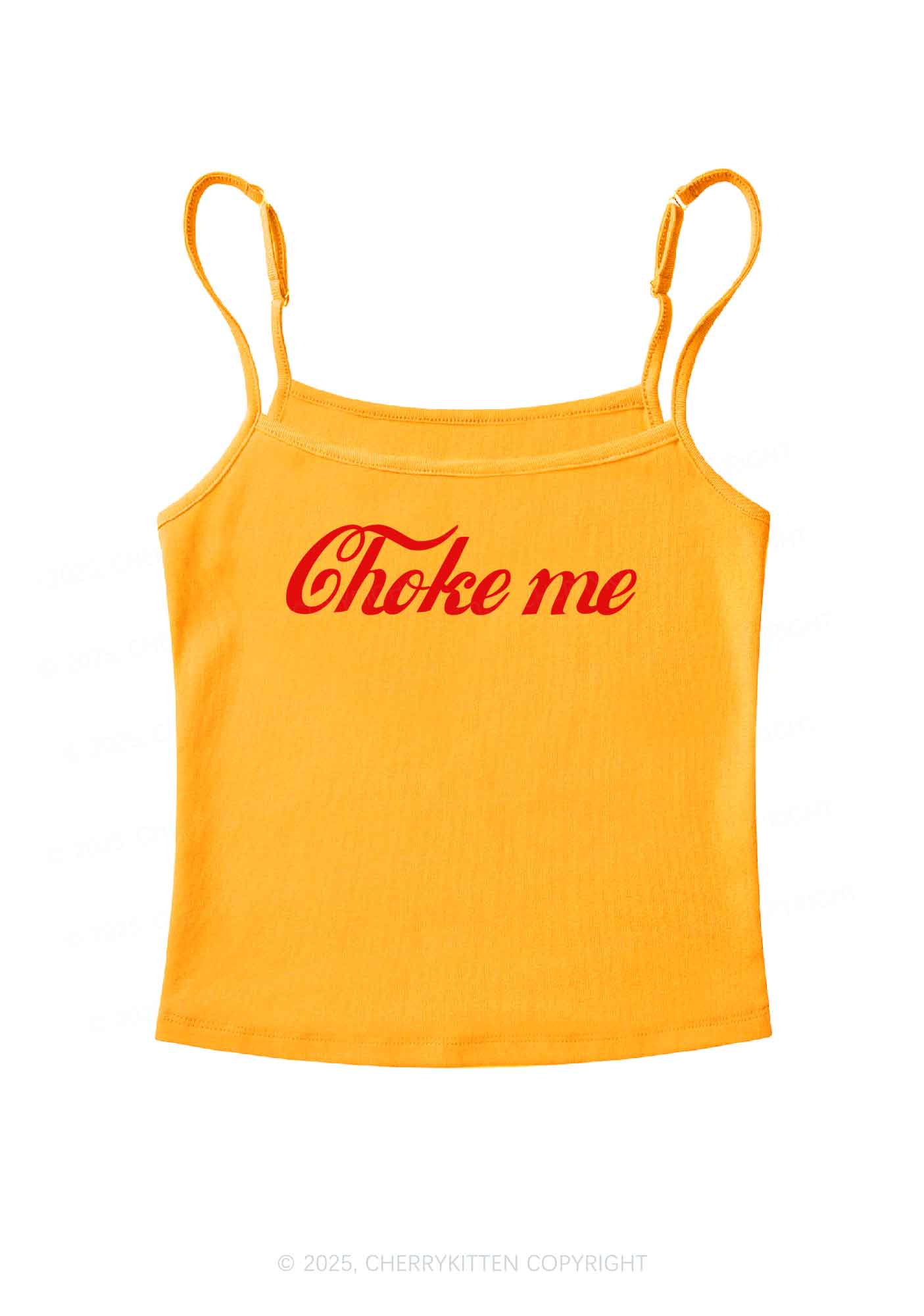 Choke Me Y2K Spaghetti Strap Cami Cherrykitten - Image 7