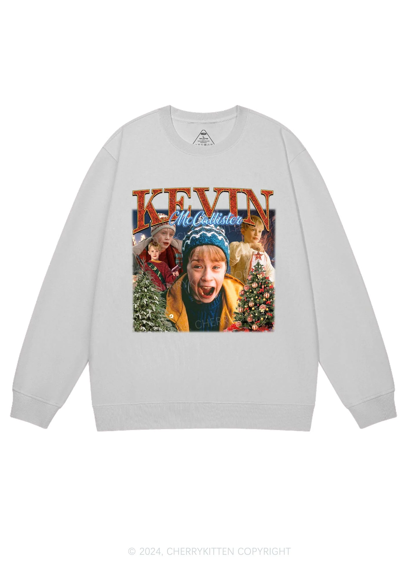 Christmas Characters Y2K Sweatshirt Cherrykitten - Image 5