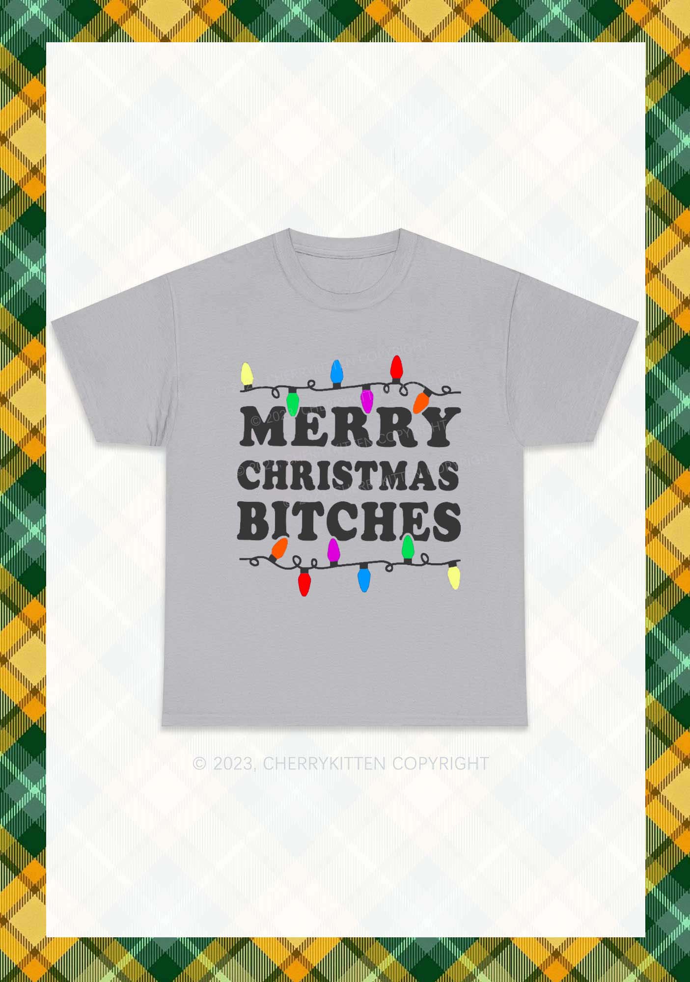 Christmas Colored Lights Chunky Shirt Cherrykitten - Image 7