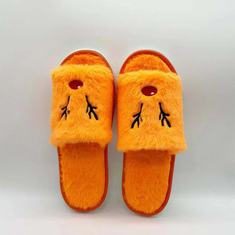 Christmas Elk Plush Slippers - Image 2