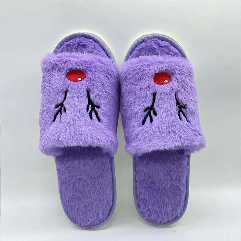 Christmas Elk Plush Slippers - Image 7
