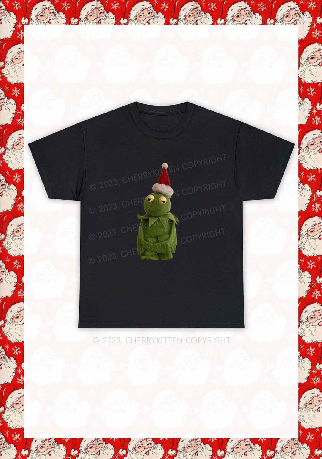 Christmas Plush Frog Y2K Chunky Shirt Cherrykitten - Image 3