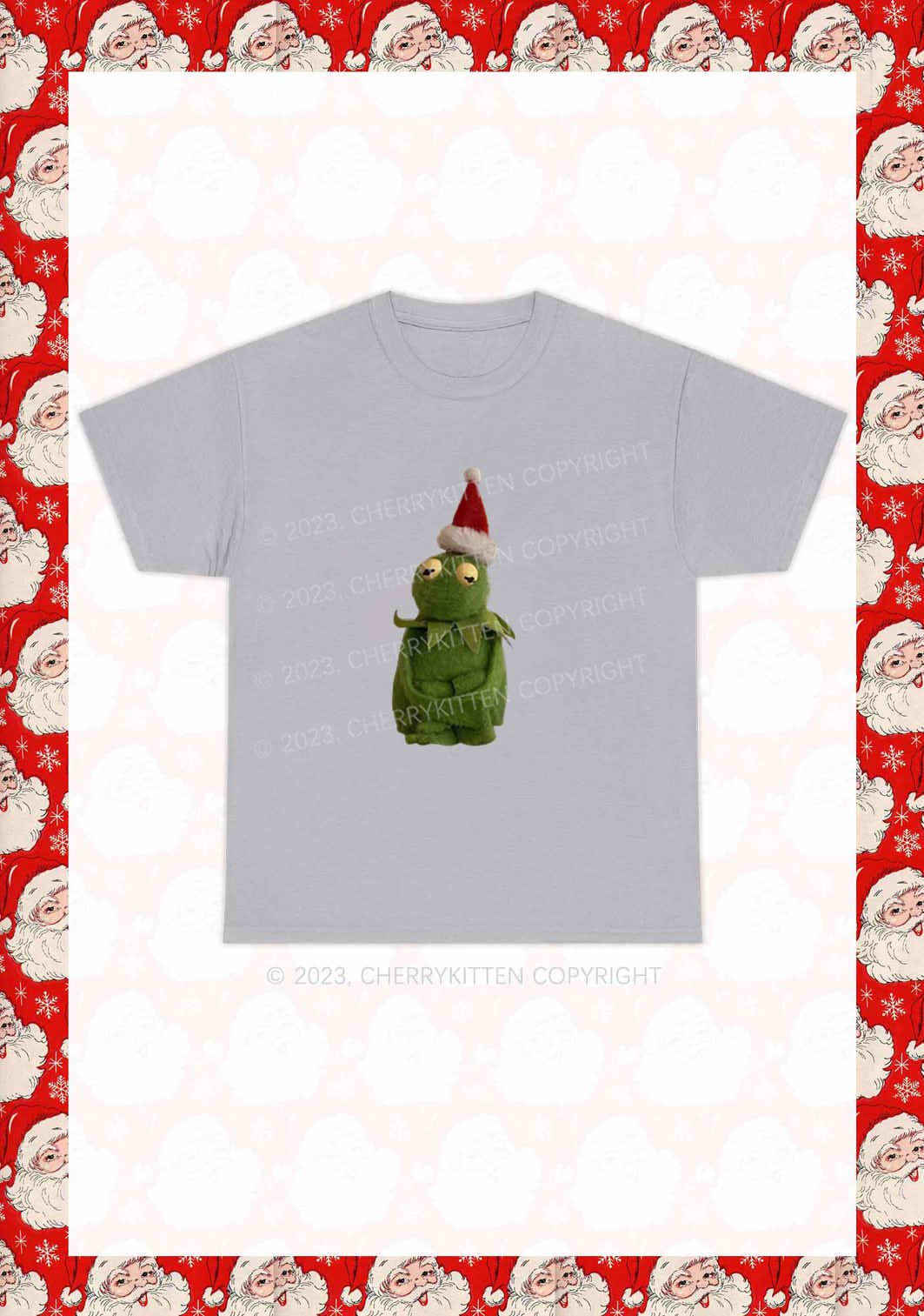 Christmas Plush Frog Y2K Chunky Shirt Cherrykitten - Image 6