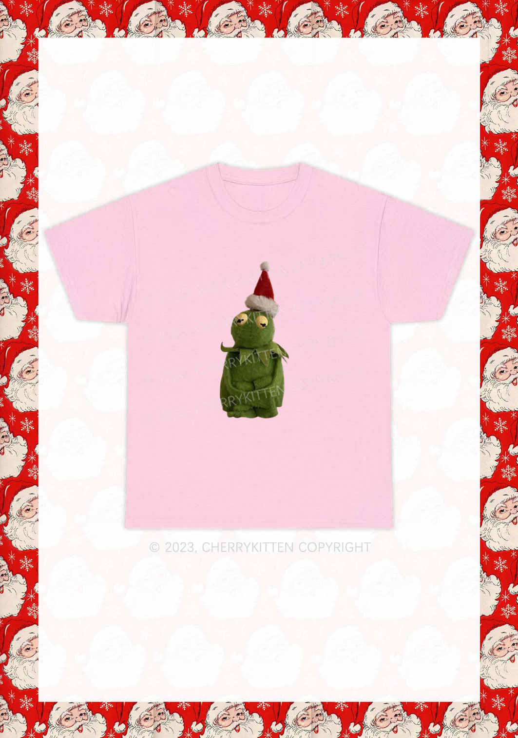 Christmas Plush Frog Y2K Chunky Shirt Cherrykitten - Image 7