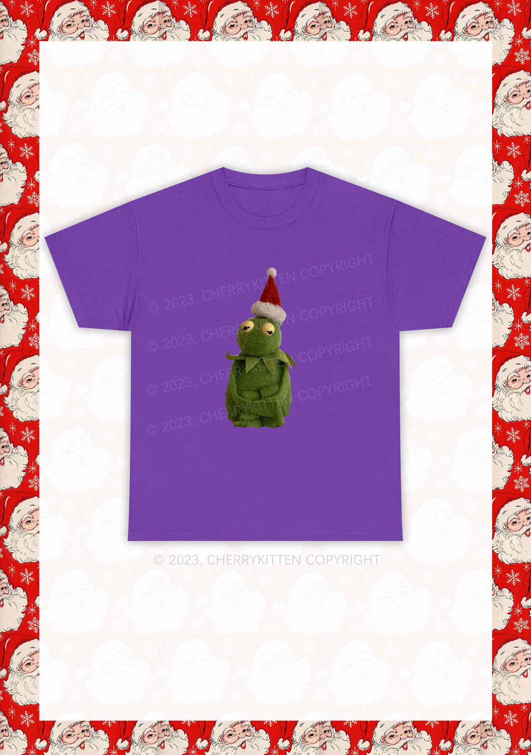 Christmas Plush Frog Y2K Chunky Shirt Cherrykitten - Image 8