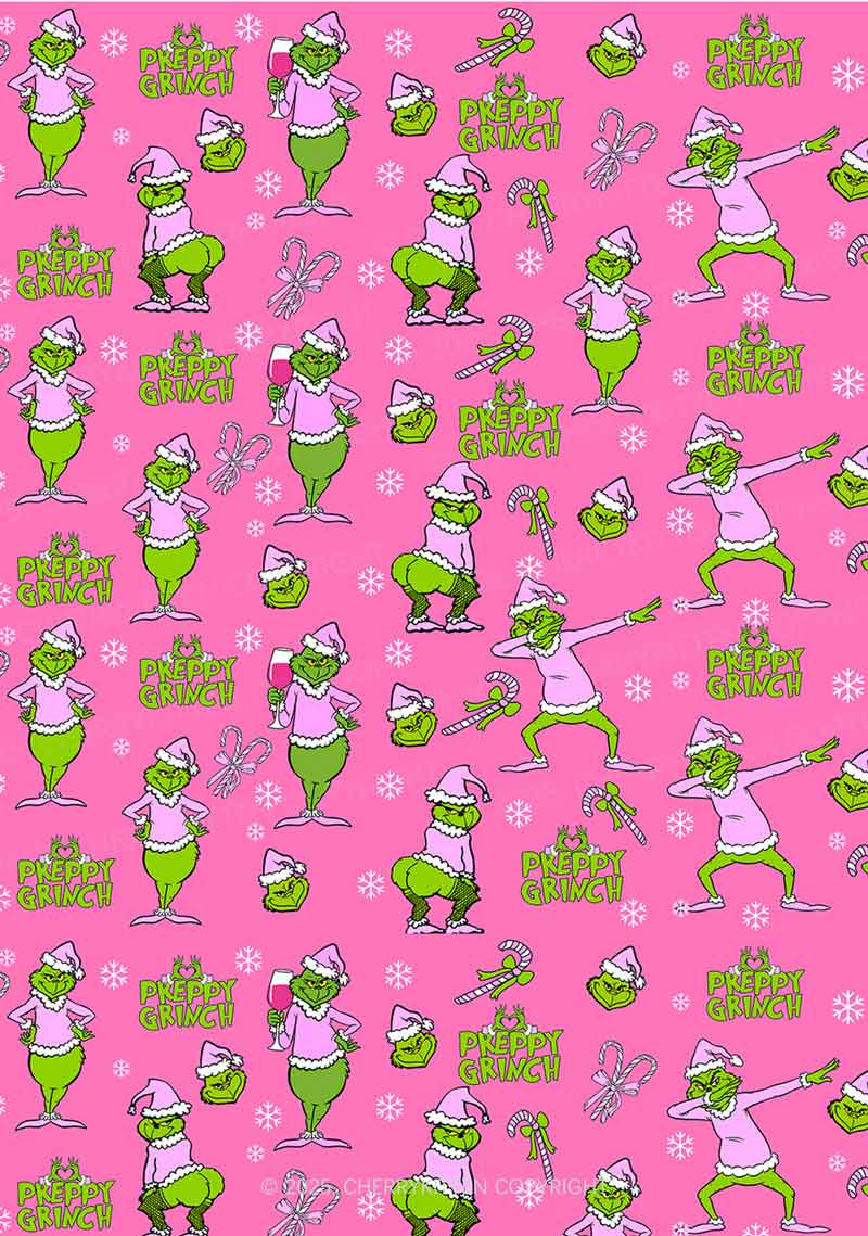 Christmas Preppy Guy Y2K Print Long Sleeve Pajama Set Cherrykitten - Image 2