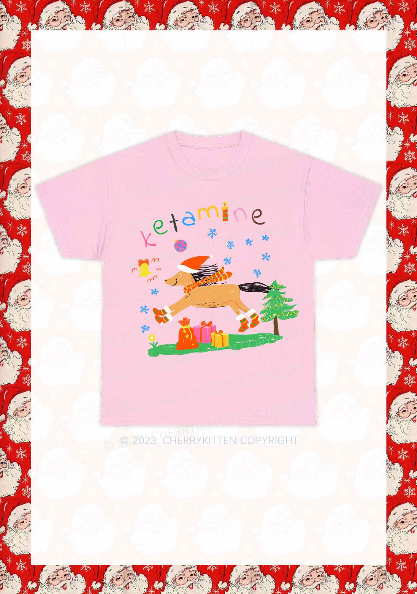 Christmas Snowflake Pony Y2K Chunky Shirt Cherrykitten - Image 5