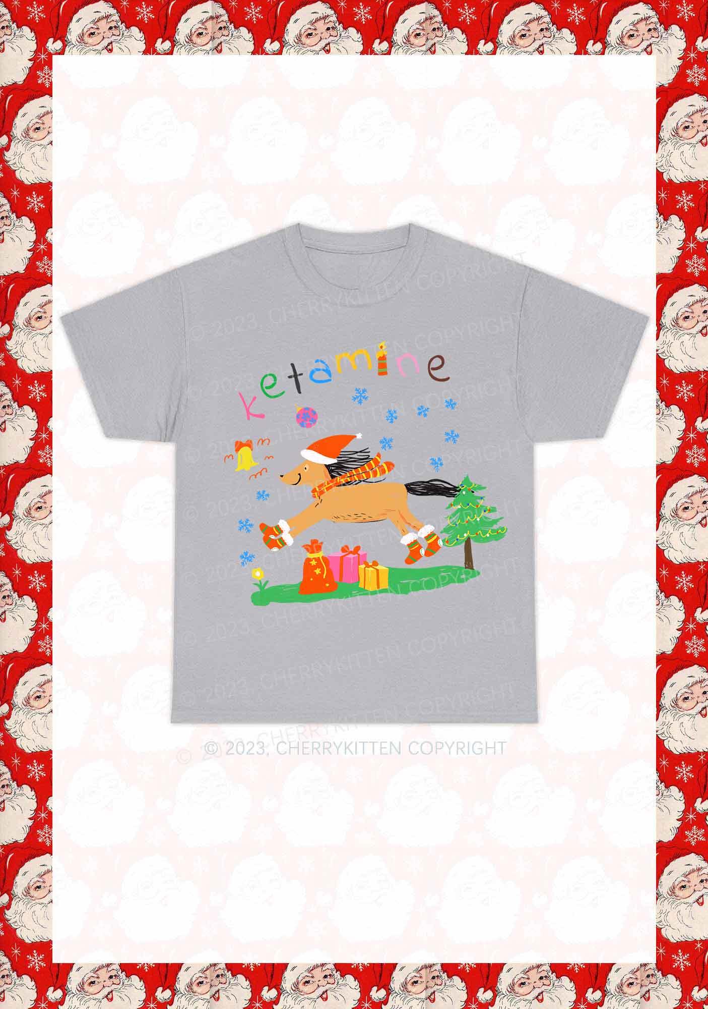 Christmas Snowflake Pony Y2K Chunky Shirt Cherrykitten - Image 6