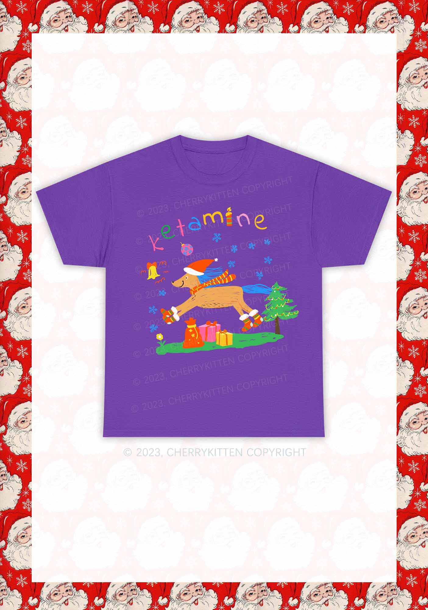 Christmas Snowflake Pony Y2K Chunky Shirt Cherrykitten - Image 8