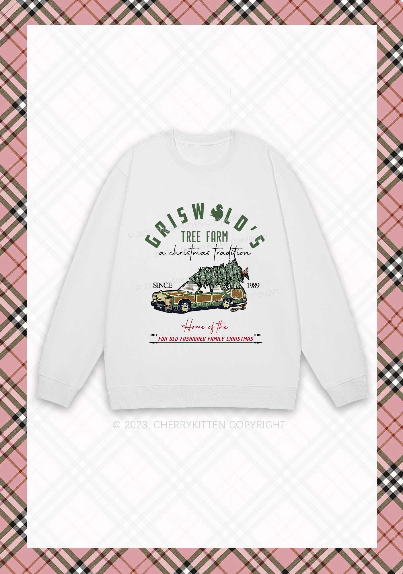 Christmas Tradition Since 1989 Y2K Sweatshirt Cherrykitten - Image 3