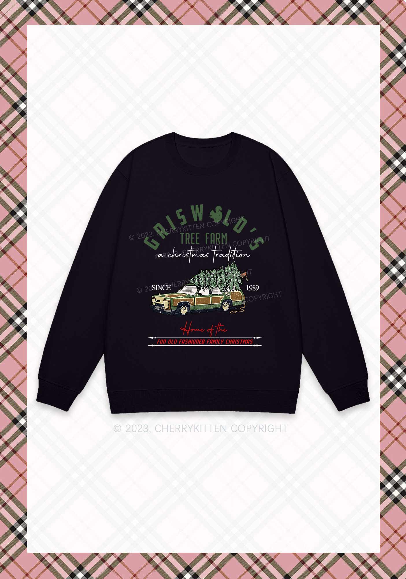 Christmas Tradition Since 1989 Y2K Sweatshirt Cherrykitten - Image 4
