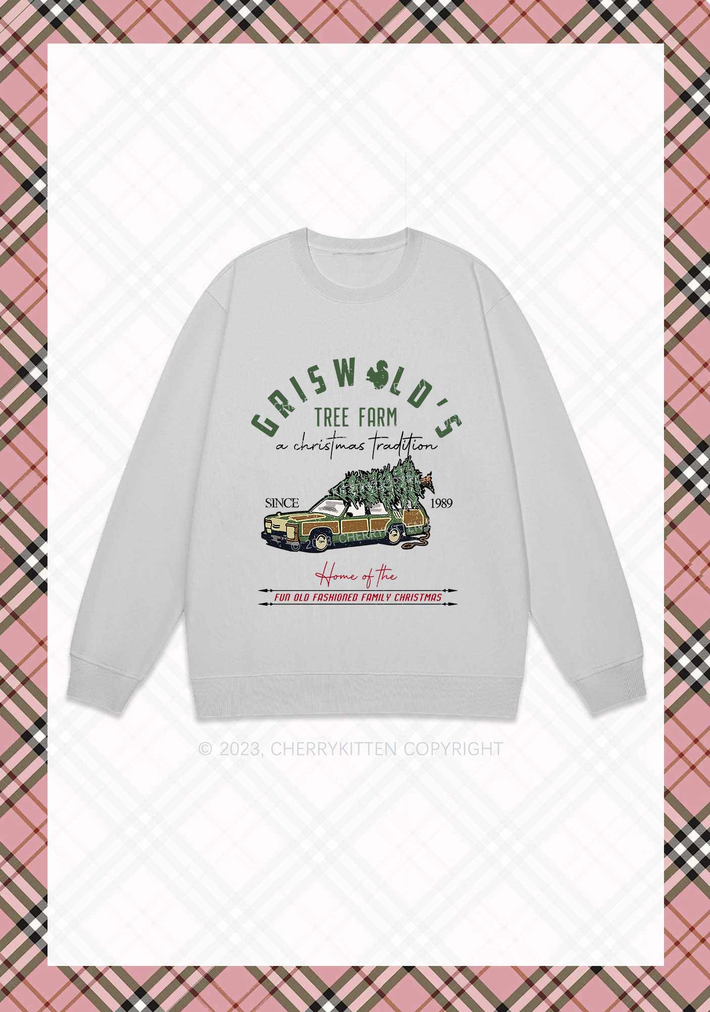 Christmas Tradition Since 1989 Y2K Sweatshirt Cherrykitten - Image 5
