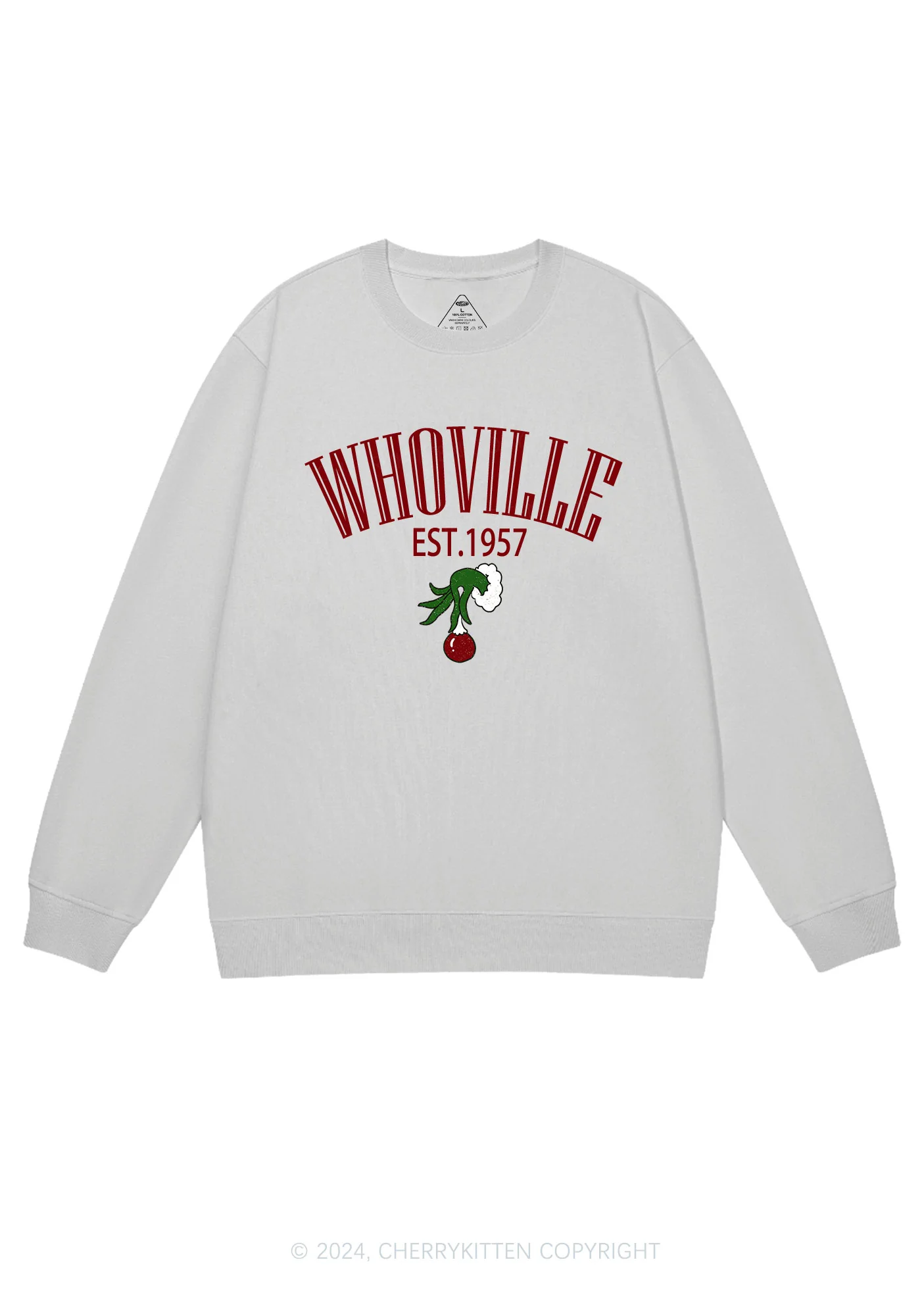 Christmas Whoville Y2K Sweatshirt Cherrykitten - Image 4