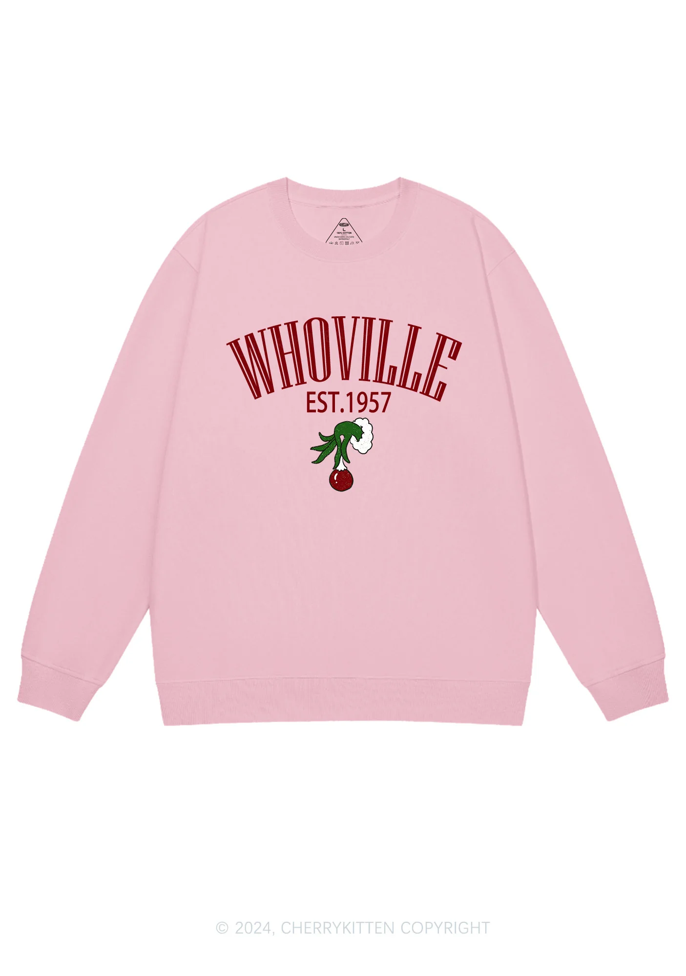 Christmas Whoville Y2K Sweatshirt Cherrykitten - Image 5