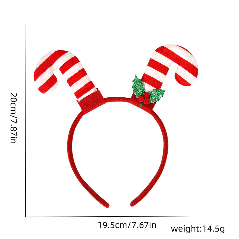 Christmas Y2K Double Crutches Hairband - Image 2