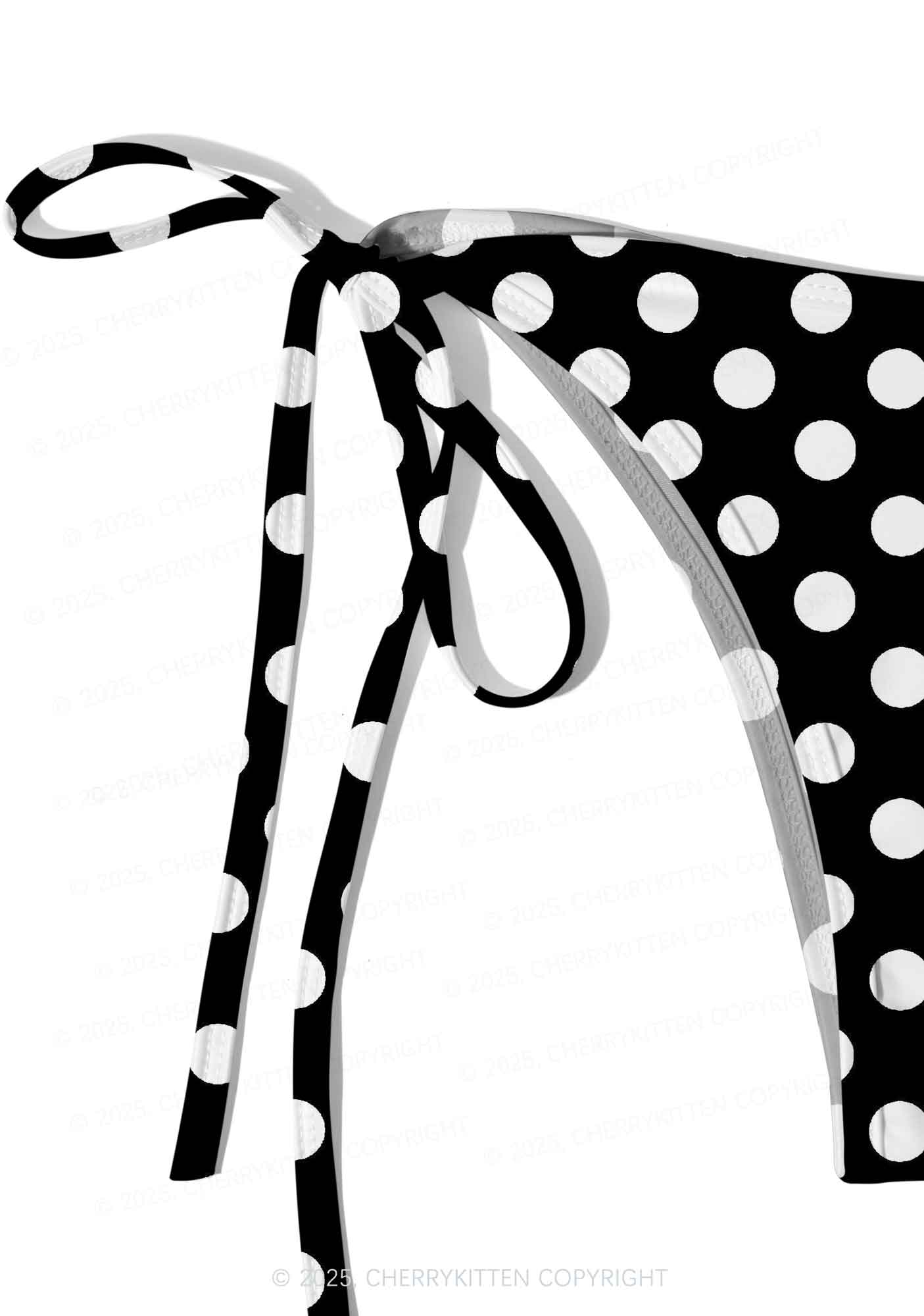 Classic Polka Dots Y2K Print Bikini Set Cherrykitten - Image 5