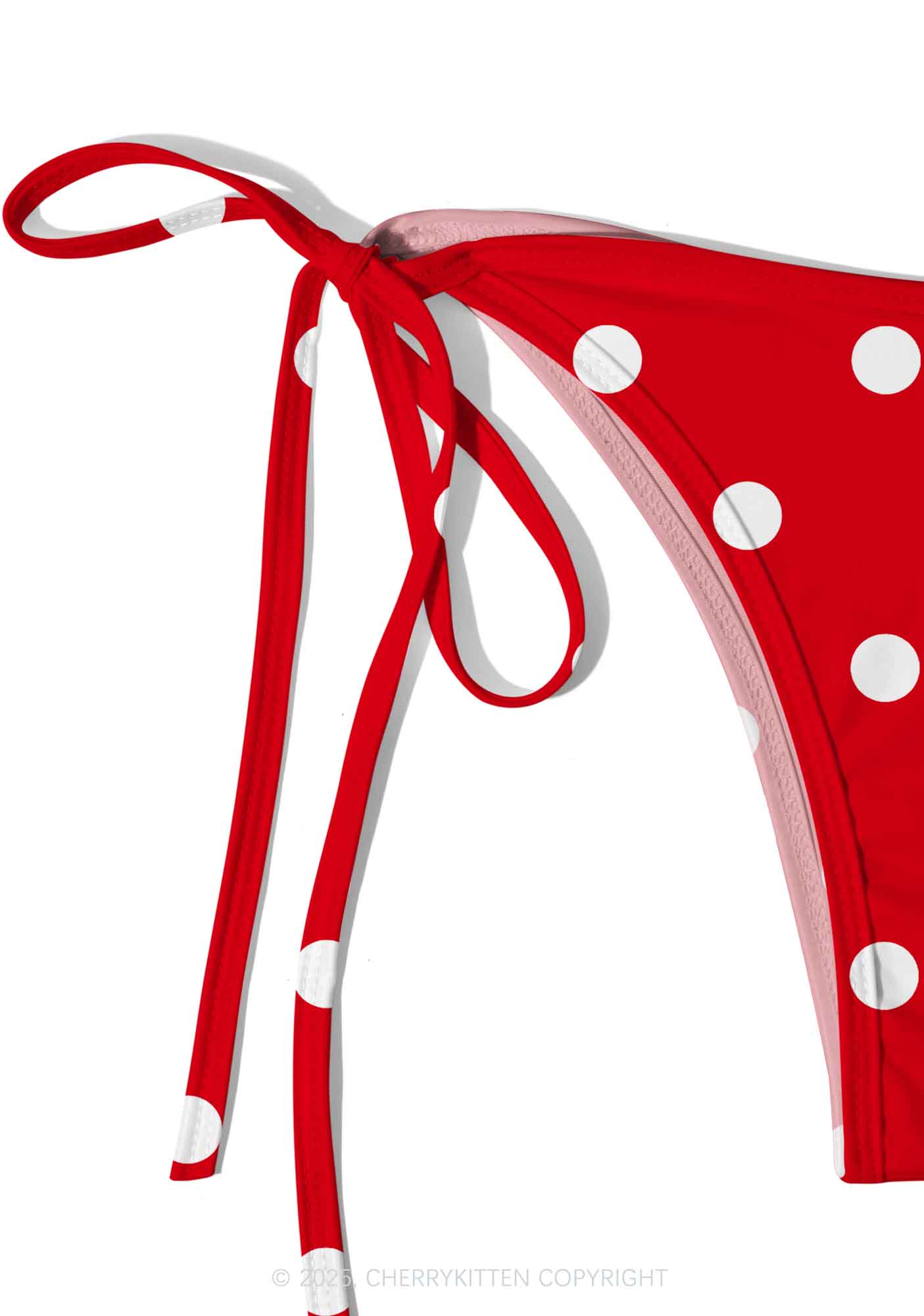 Classic Red Dots Y2K Print Bikini Set Cherrykitten - Image 5
