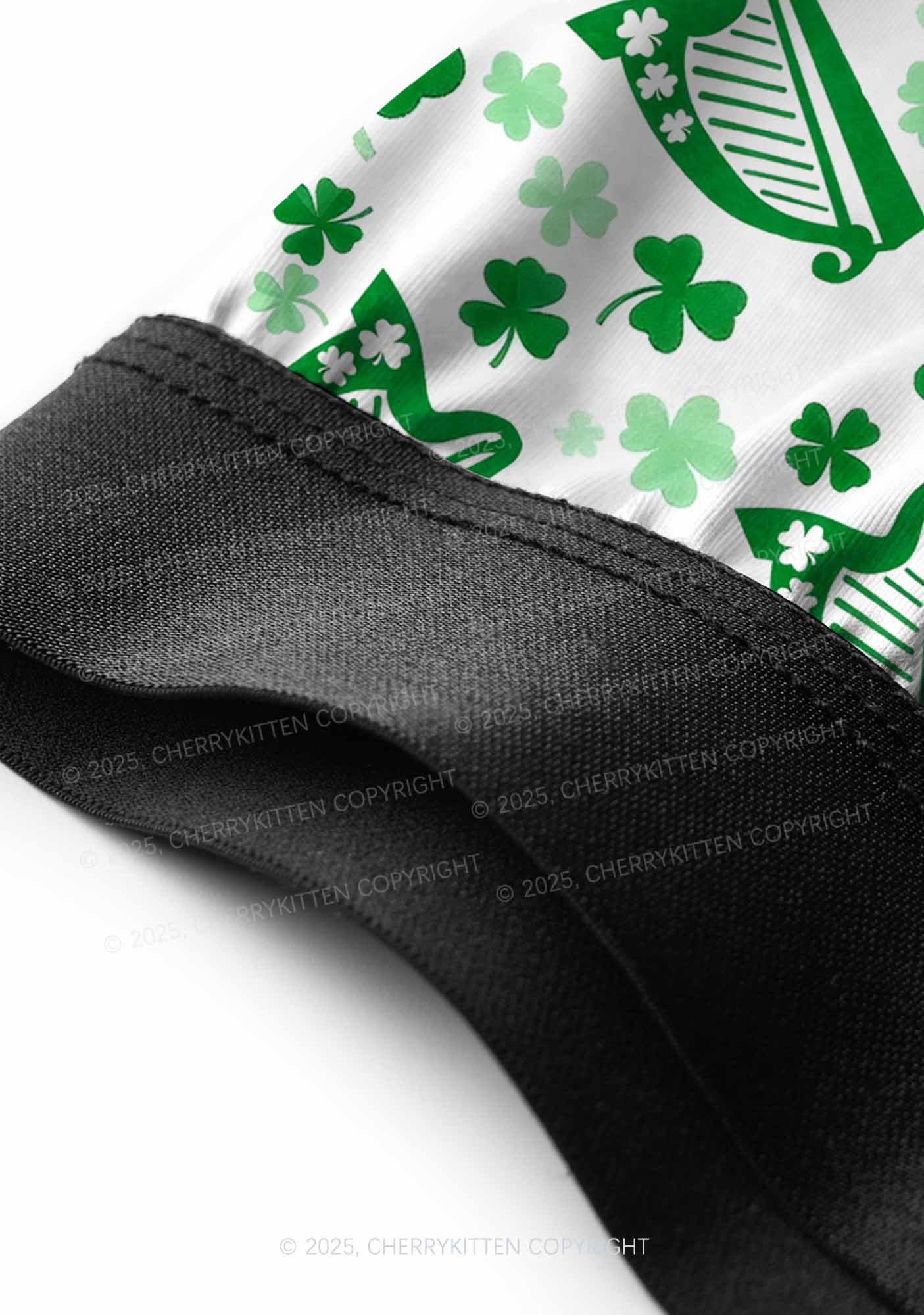 Clover Harp St Patricks Y2K Print Men Boxer Briefs Cherrykitten - Image 5