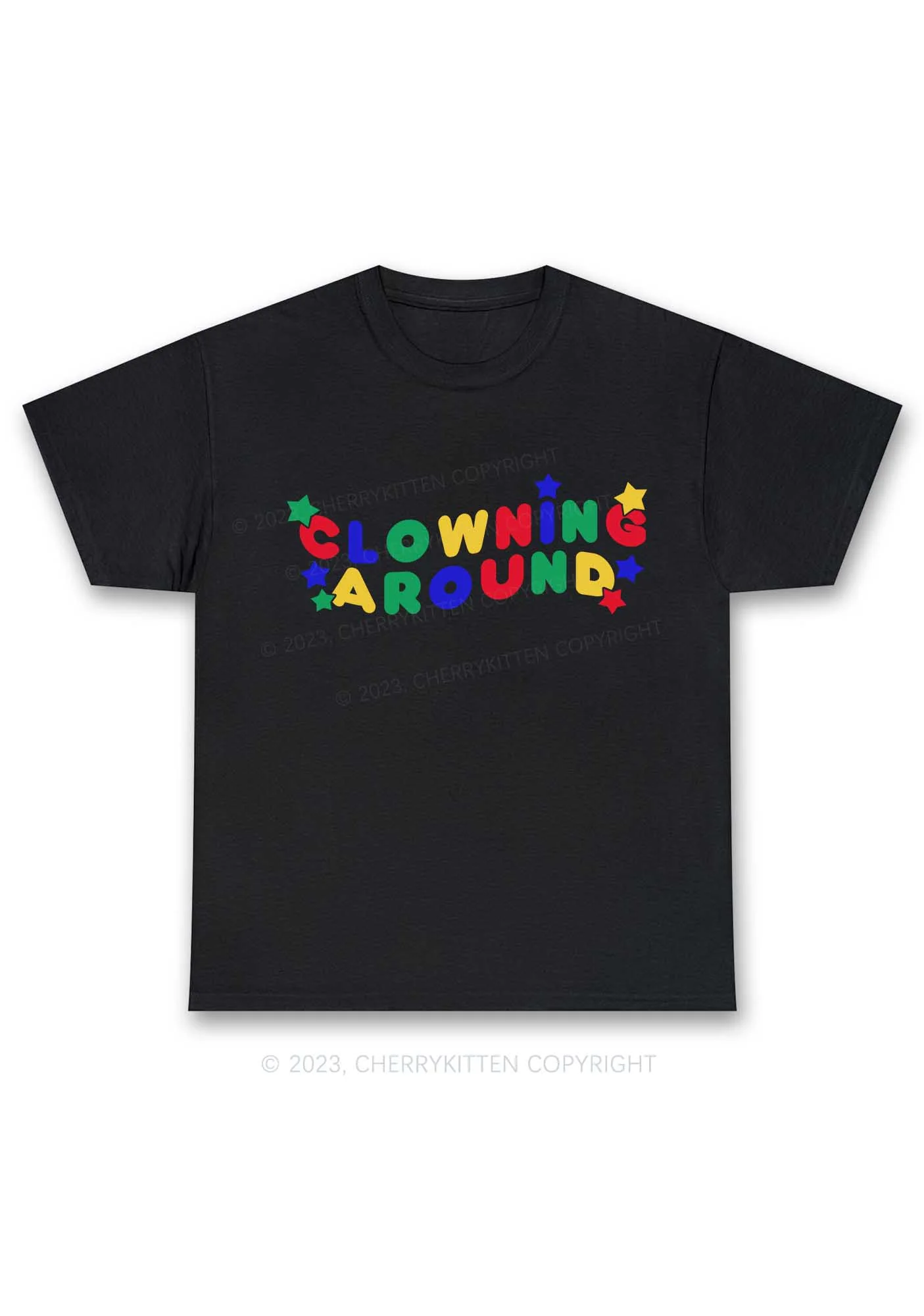 Clowning Around Y2K Chunky Shirt Cherrykitten - Image 3