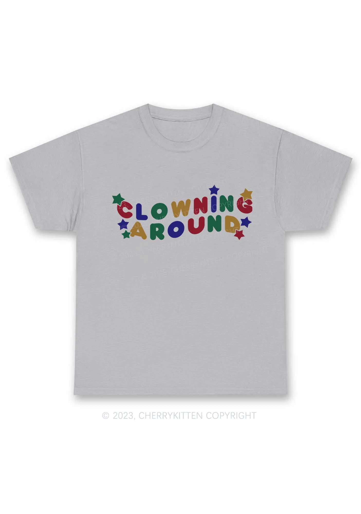 Clowning Around Y2K Chunky Shirt Cherrykitten - Image 8