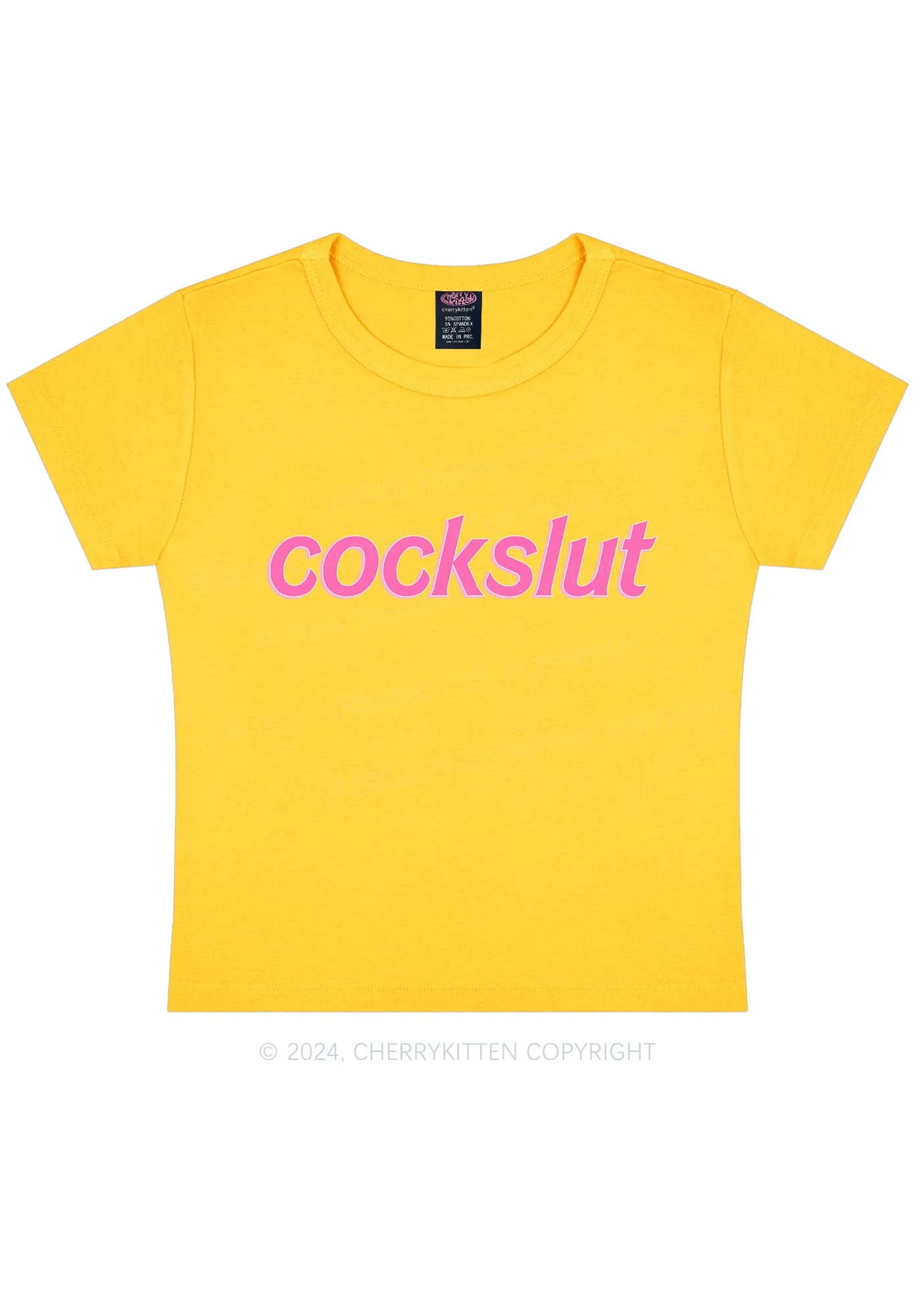 Cockslxt Y2K Baby Tee Cherrykitten - Image 10