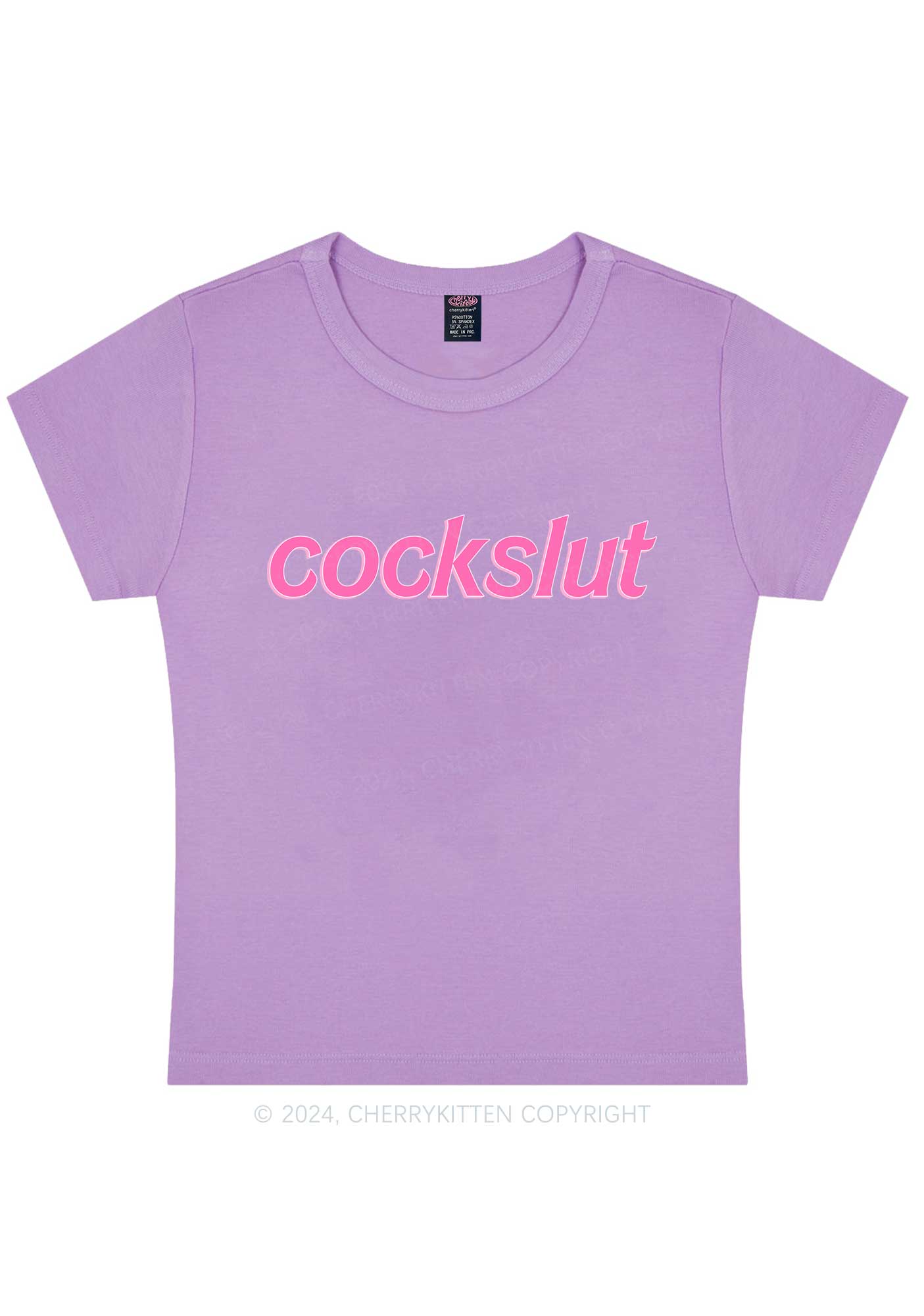 Cockslxt Y2K Baby Tee Cherrykitten - Image 8