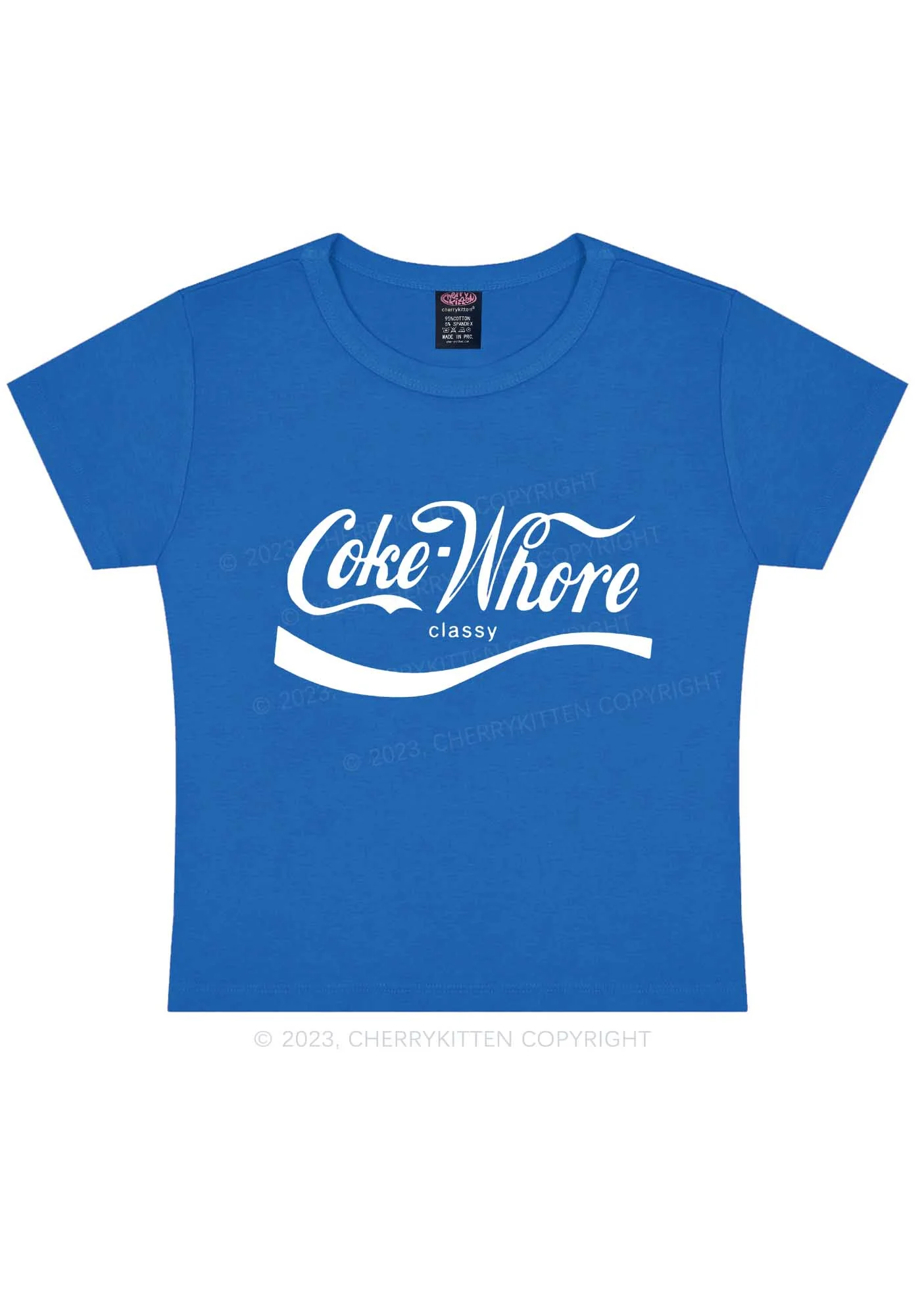Coke Hore Y2K Baby Tee Cherrykitten - Image 8