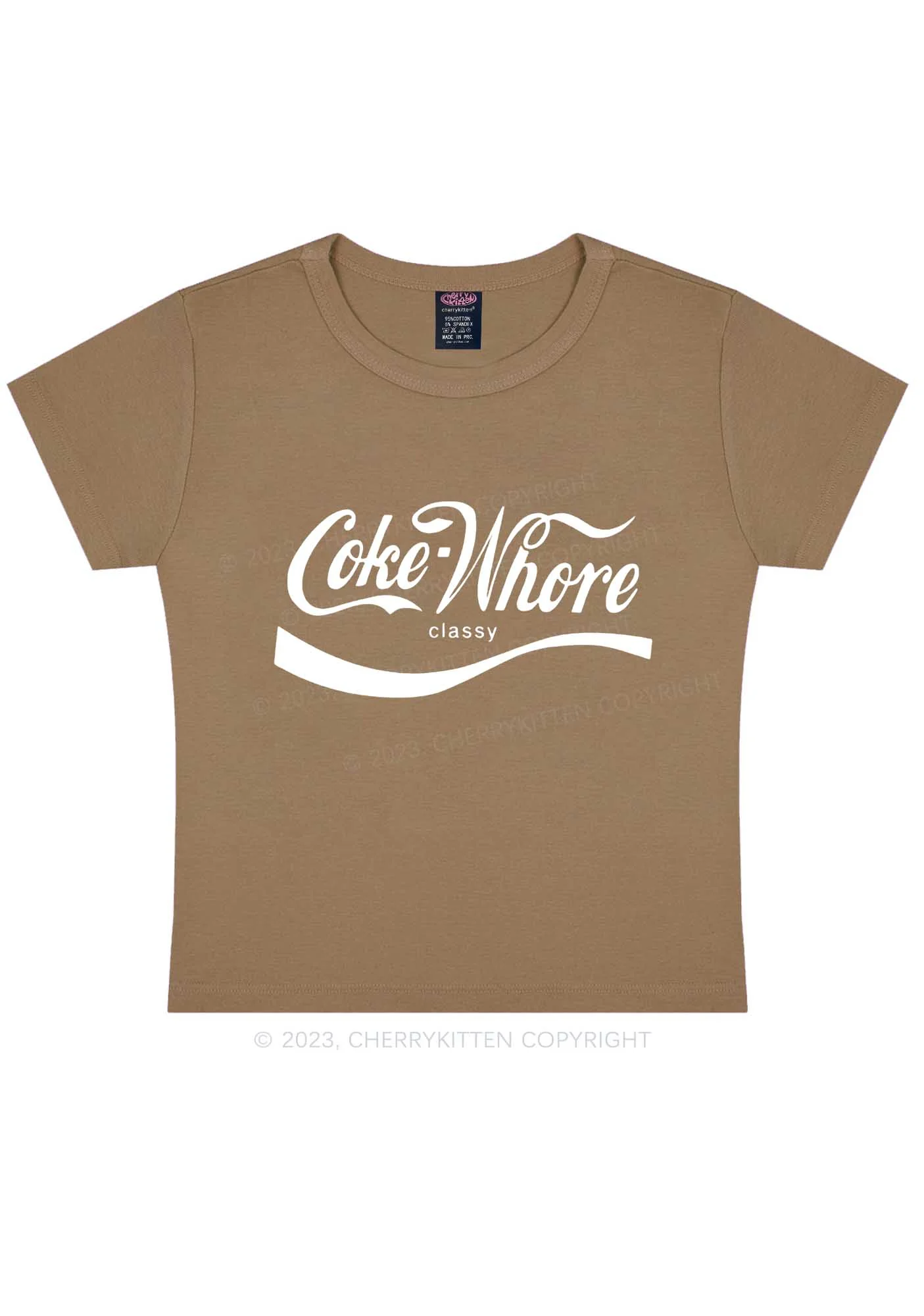 Coke Hore Y2K Baby Tee Cherrykitten - Image 9