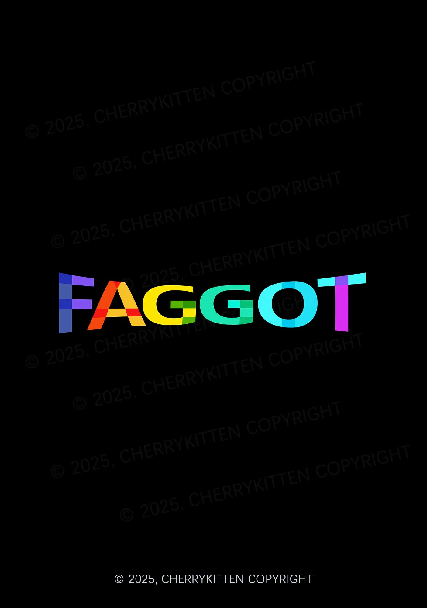 Colorful Faggot Pride 1Pc Y2K Pin Badge Cherrykitten - Image 2