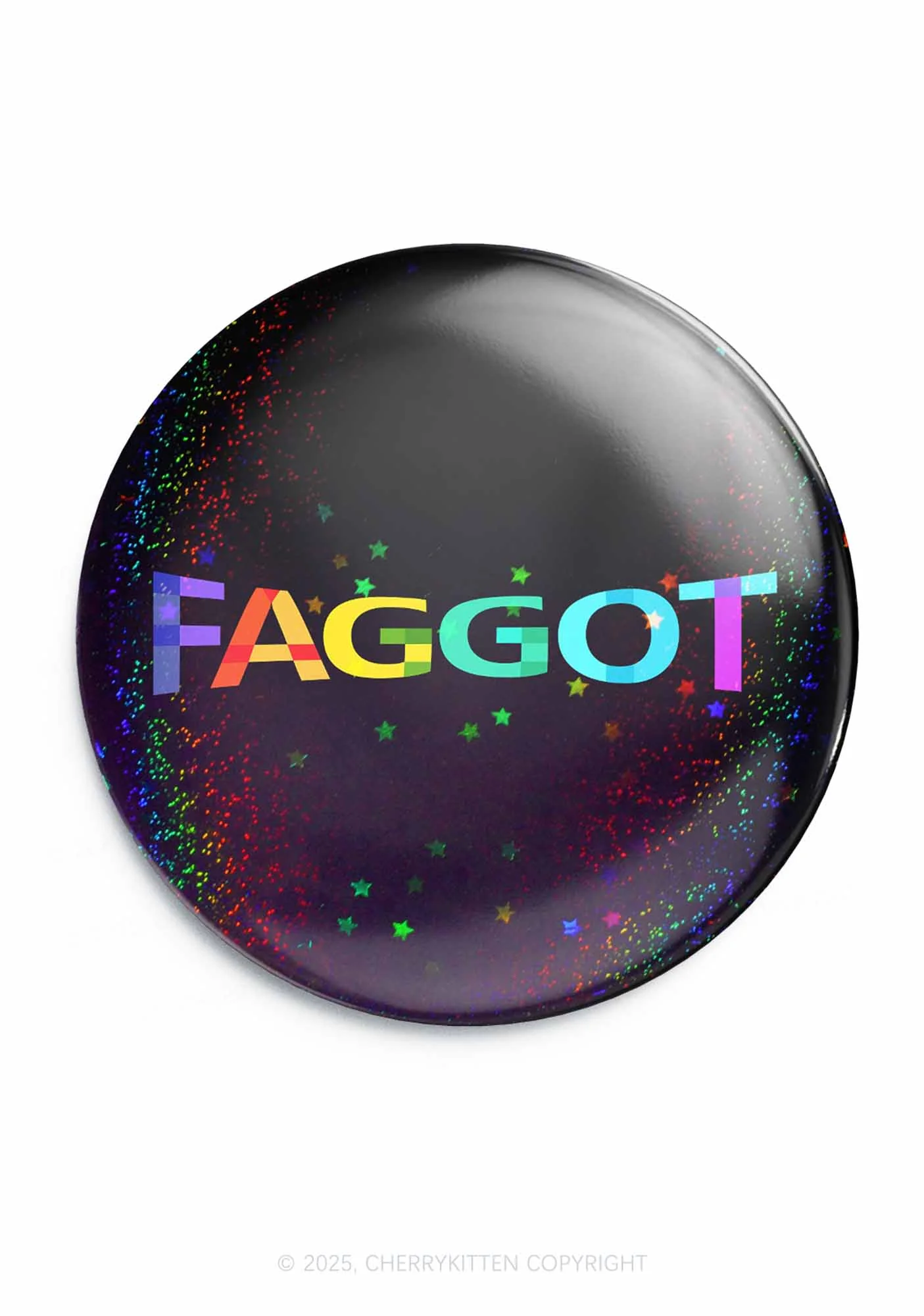 Colorful Faggot Pride 1Pc Y2K Pin Badge Cherrykitten - Image 3