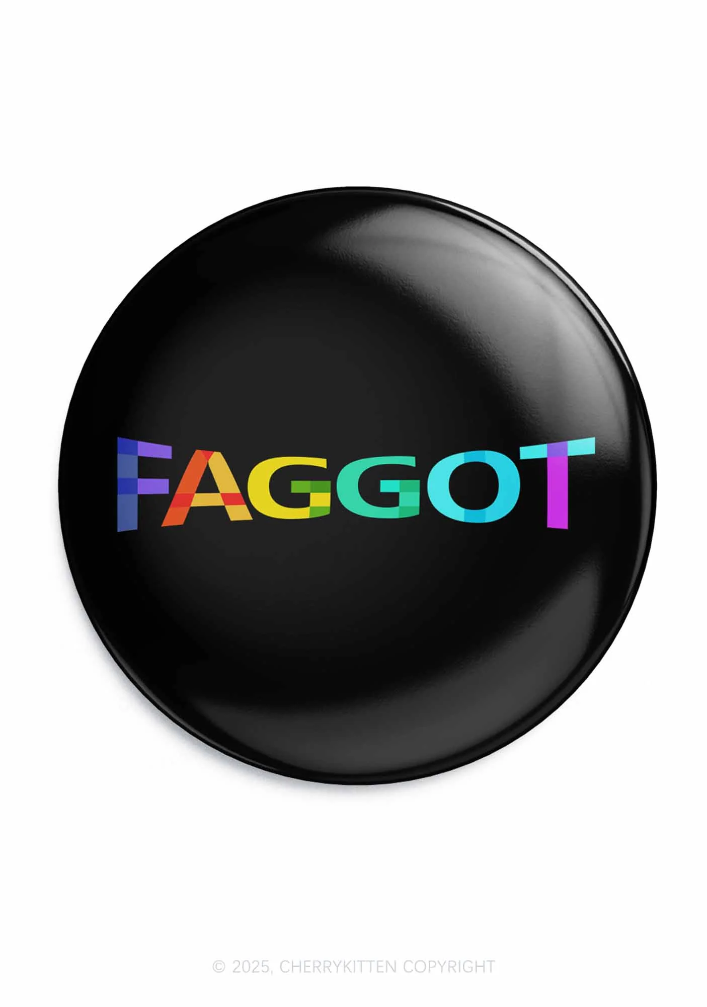 Colorful Faggot Pride 1Pc Y2K Pin Badge Cherrykitten - Image 4