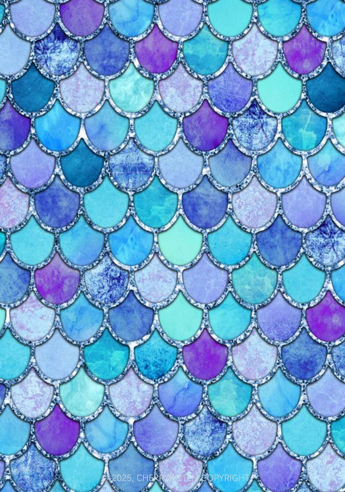 Colorful Fish Scales Y2K Print Bikini Set Cherrykitten - Image 2